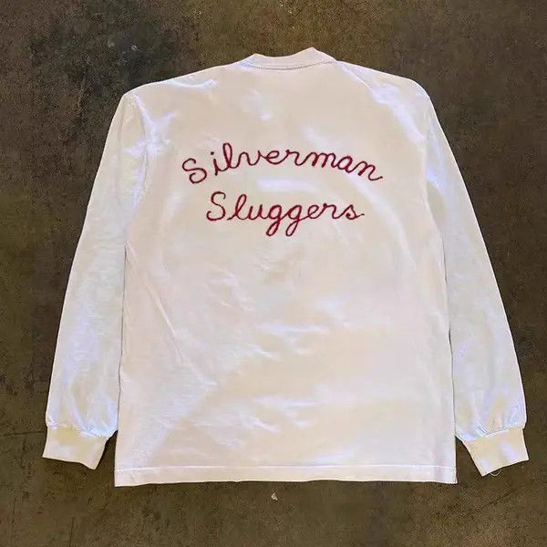 Japanese Brand Hip Hop Street Red Letter Print L Long Sleeve T-Shirt Size US L / EU 52-54 / 3 - 1 Thumbnail