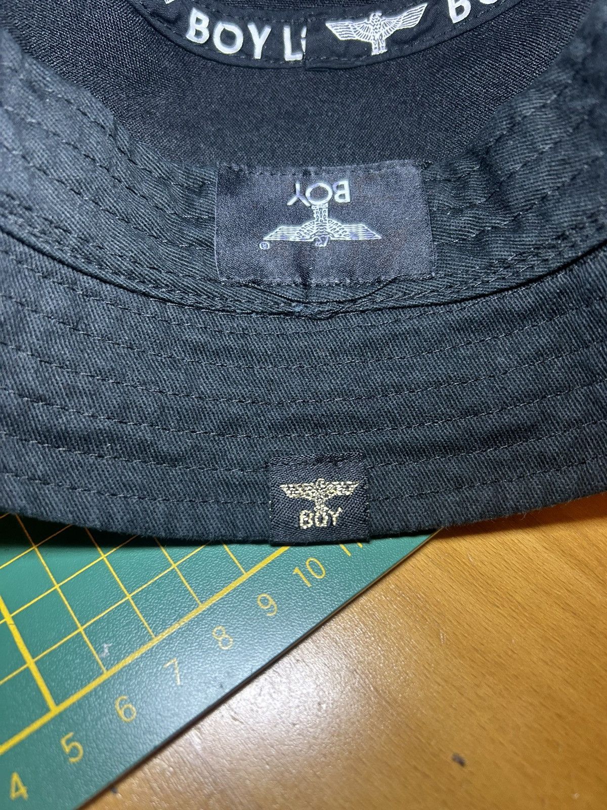 Boy London Boy London Stitch Logo Bucket Hat Size ONE SIZE - 7 Thumbnail