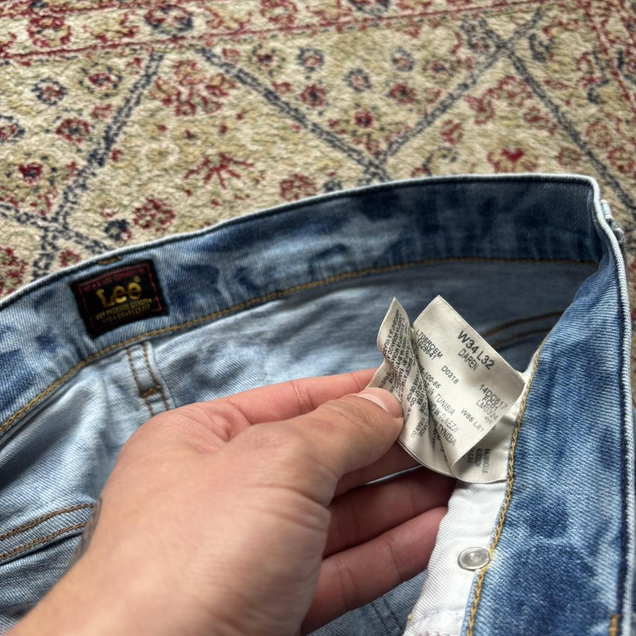Japanese Brand × Lee × Vintage Lee Jeans Size US 34 / EU 50 - 5 Thumbnail