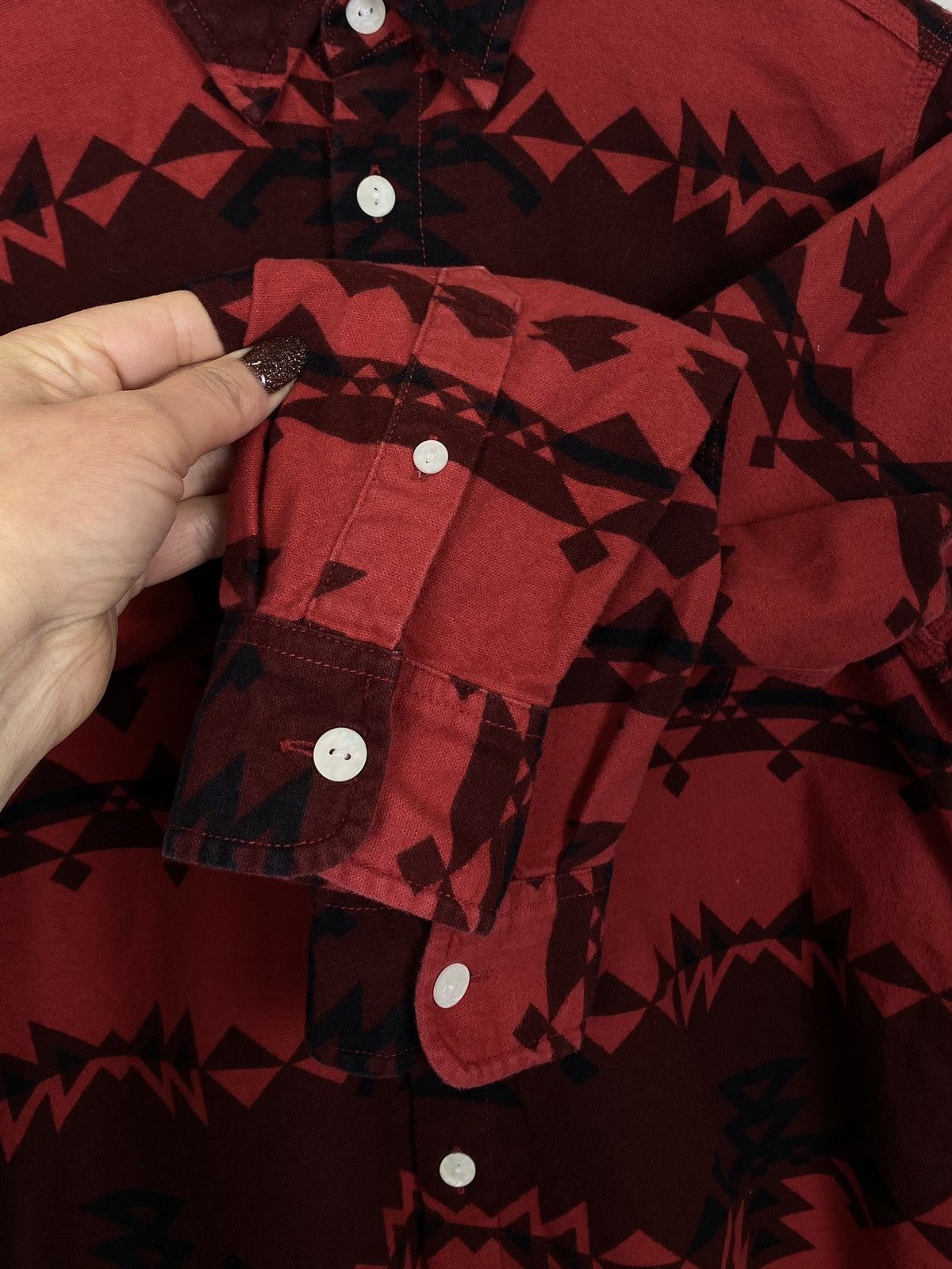 Carhartt Vintage Carhartt WIP Aztec Pattern Wilkins Shirt Buttons Up Size US S / EU 44-46 / 1 - 4 Thumbnail