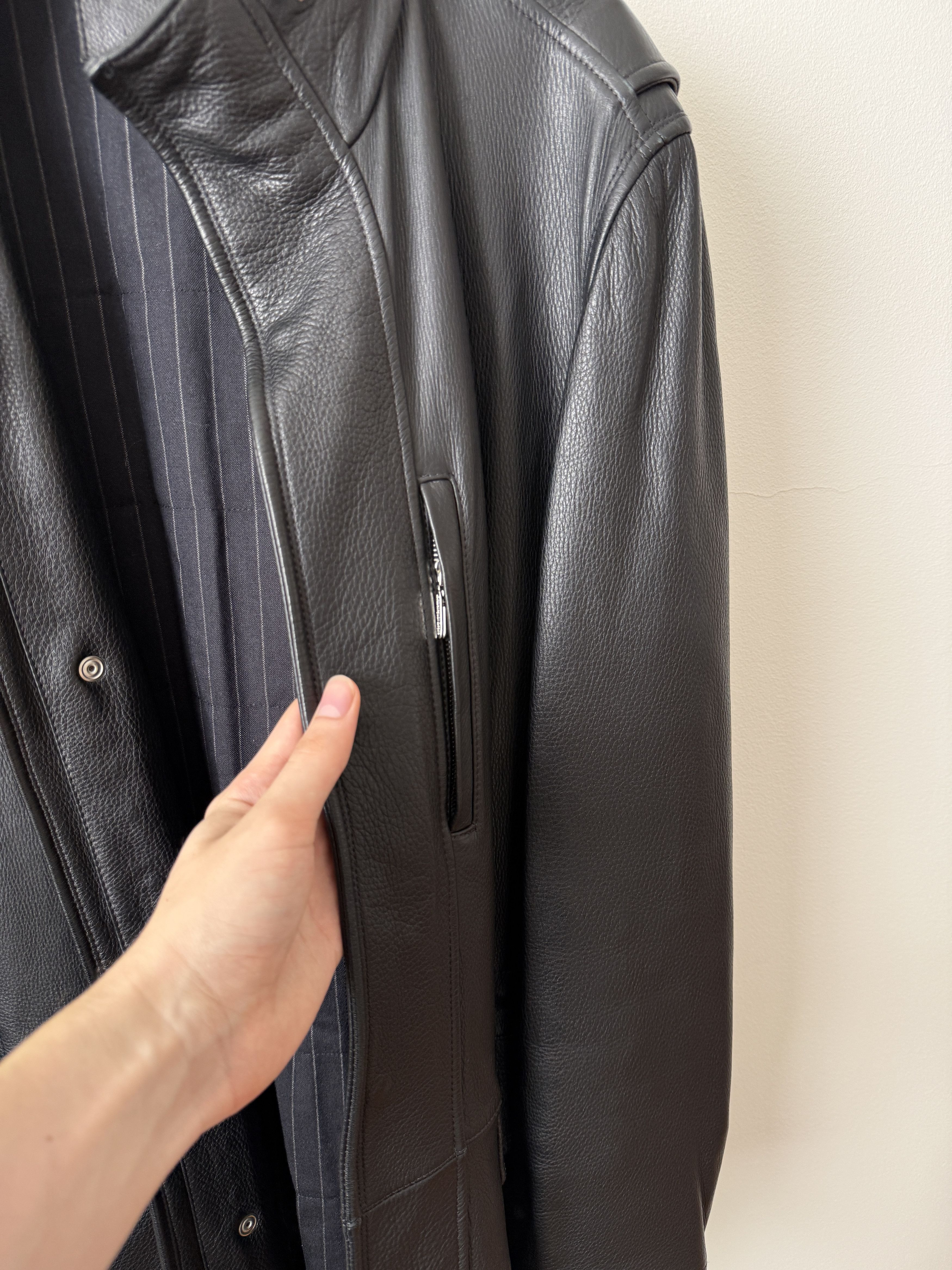 Ermenegildo Zegna Lambskin Long Coat Size US S / EU 44-46 / 1 - 10 Thumbnail