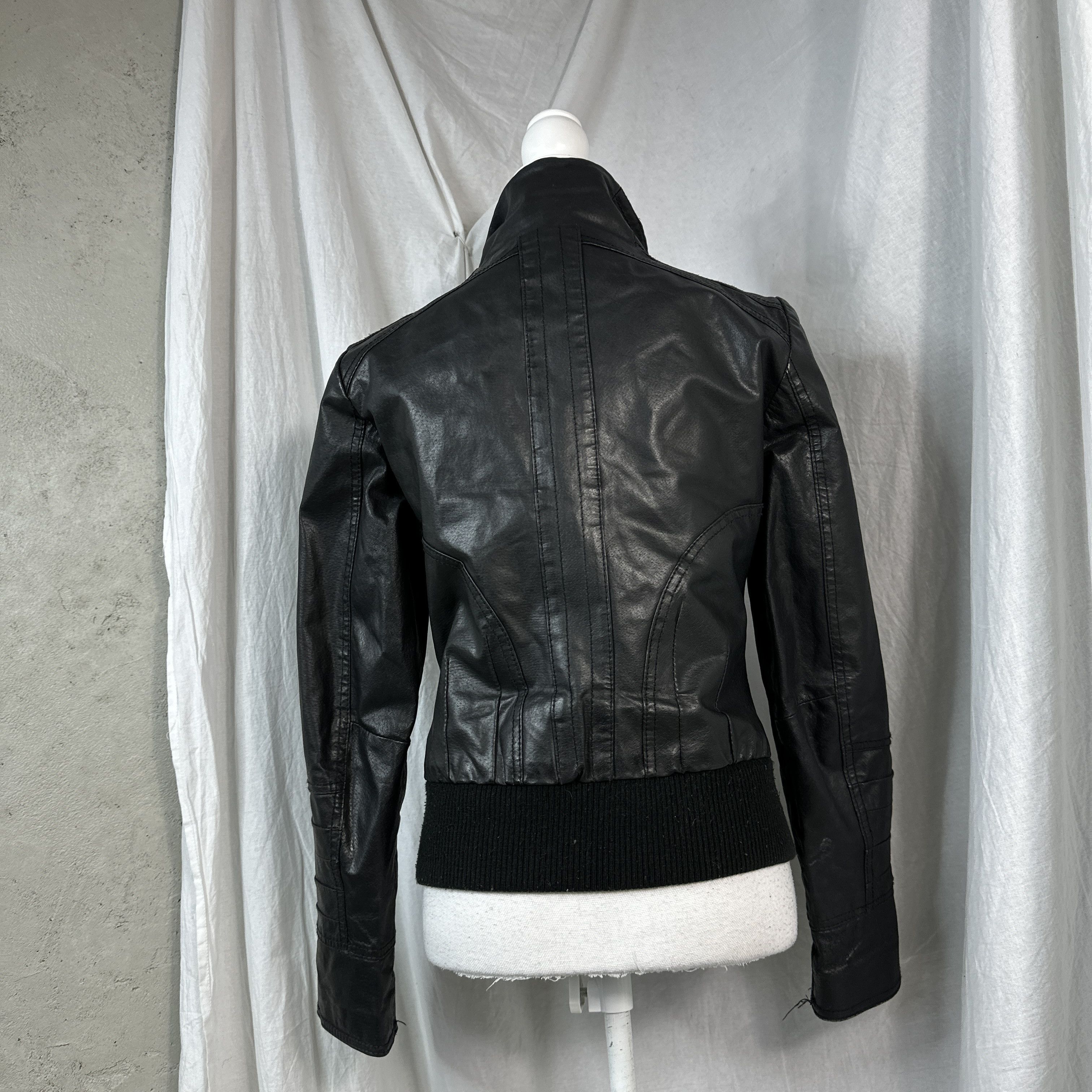 Vintage Vintage Moto Leather Jacket Size M / US 6-8 / IT 42-44 - 7 Thumbnail