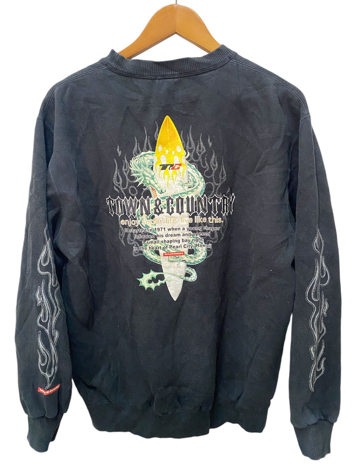 Vintage Vintage town & country Sweatshirt🏄‍♂️🐉 Size US M / EU 48-50 / 2 - 1 Thumbnail