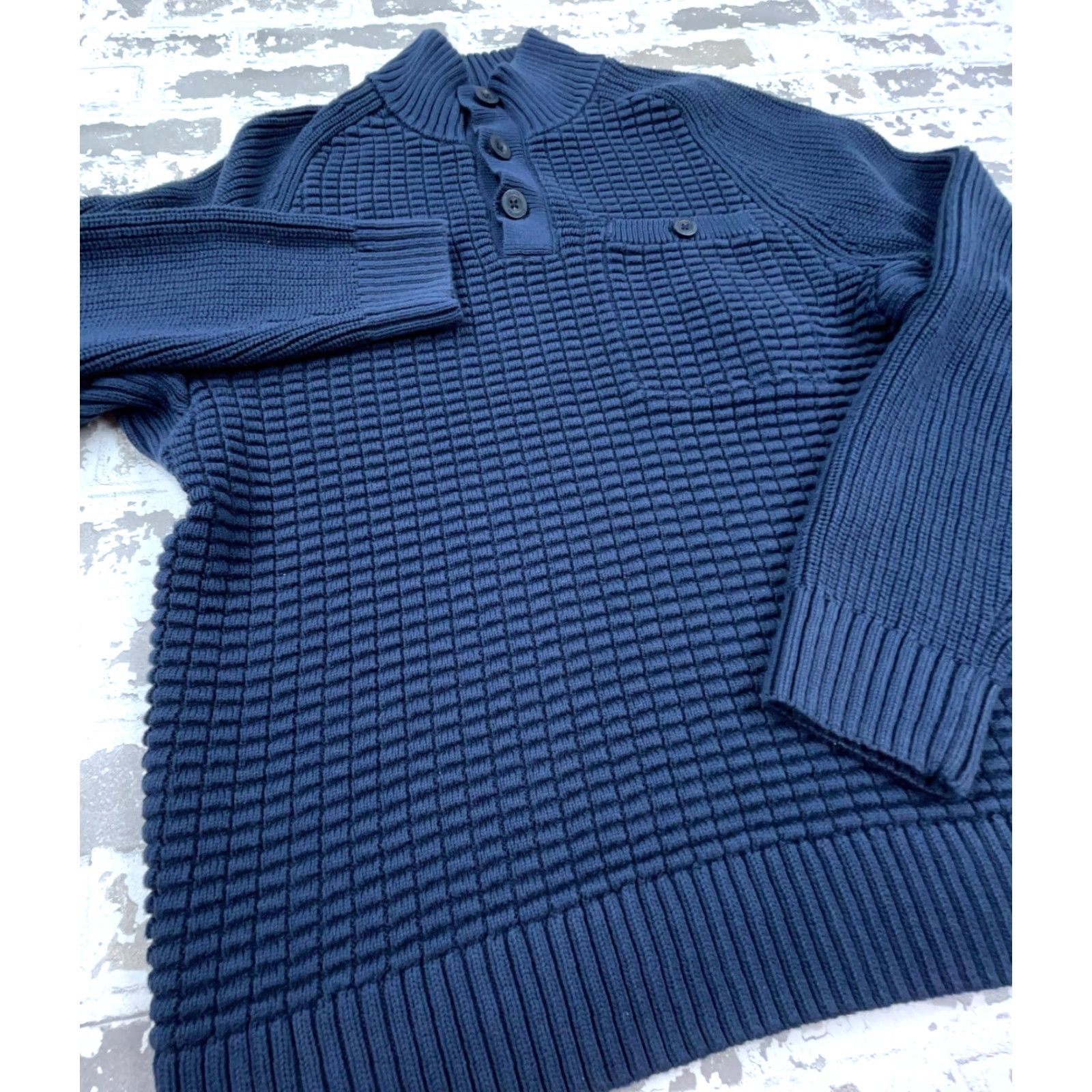 Vintage VINTAGE Duluth Men’s Sweater Hoodie Knit Midweight Long Sleeve Casual Fall Winter Blue Medium Size US M / EU 48-50 / 2 - 3 Thumbnail