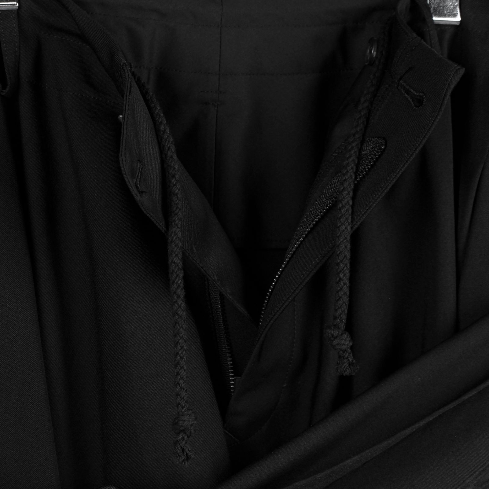 Yohji Yamamoto Yohji Yamamoto Pour Homme - W/Gabardine Tie Drape Pants Size US 30 / EU 46 - 15 Thumbnail