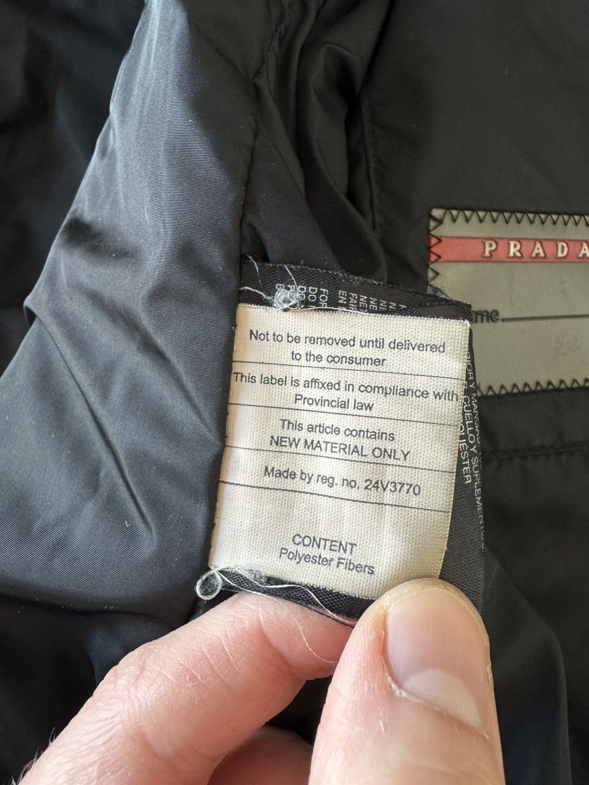 Prada Prada Early 2000’s Leather Wool Jacket Black Rare Designer Size US L / EU 52-54 / 3 - 8 Thumbnail