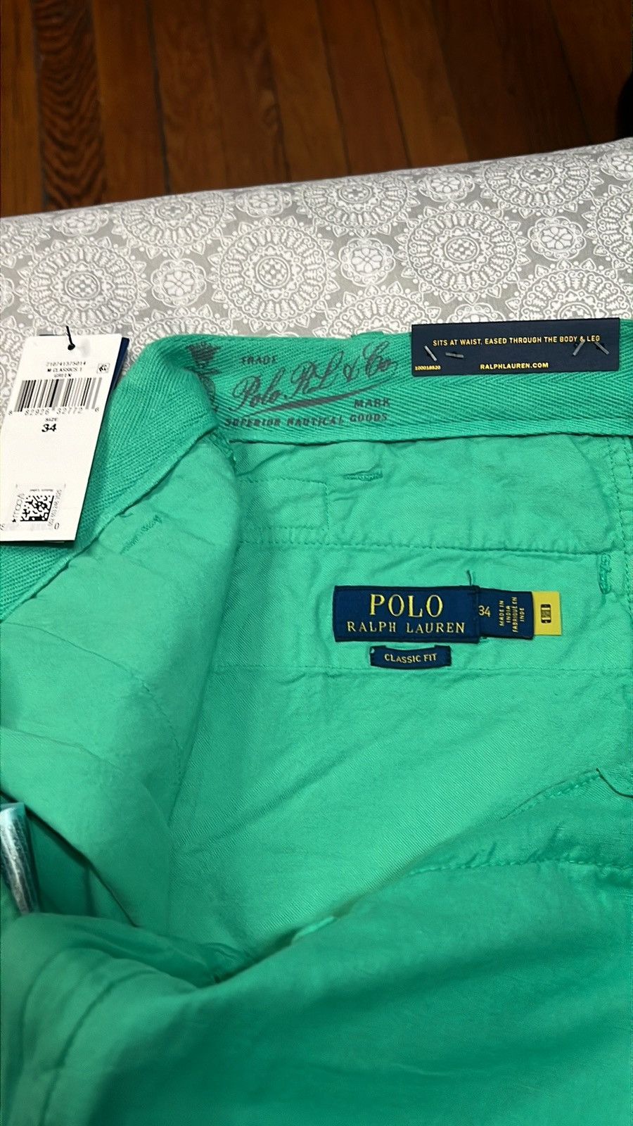 Polo Ralph Lauren Flat Front Ralph Linen Lauren Shorts Size US 34 / EU 50 - 4 Thumbnail