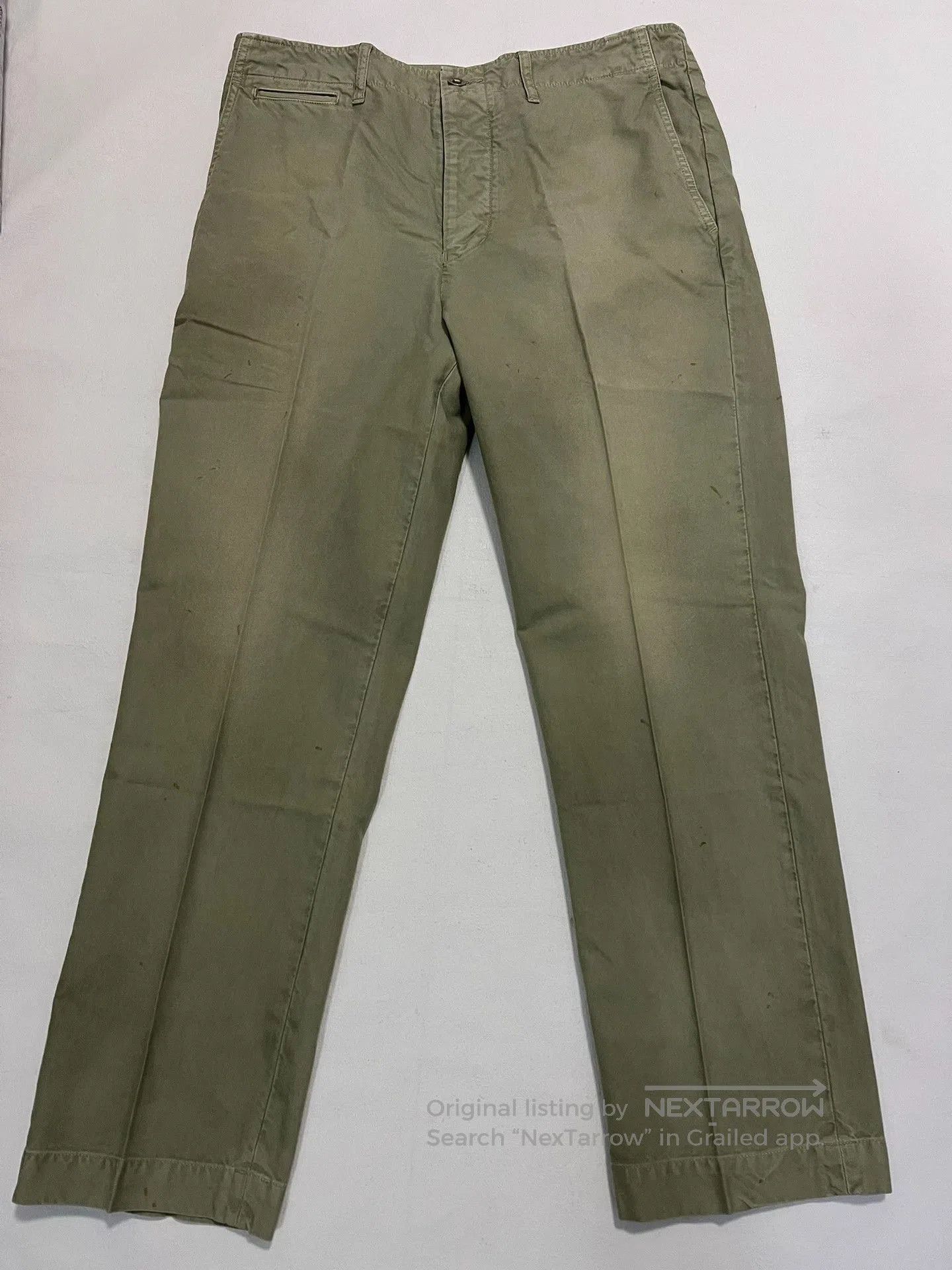 Visvim VISVIM 23SS CHINO PANTS DMGD. Size US 26 / EU 42 - 1 Thumbnail