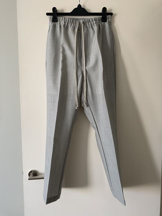 Rick Owens Astaire Drawstring Pants Virgin Wool Mohair | Grailed