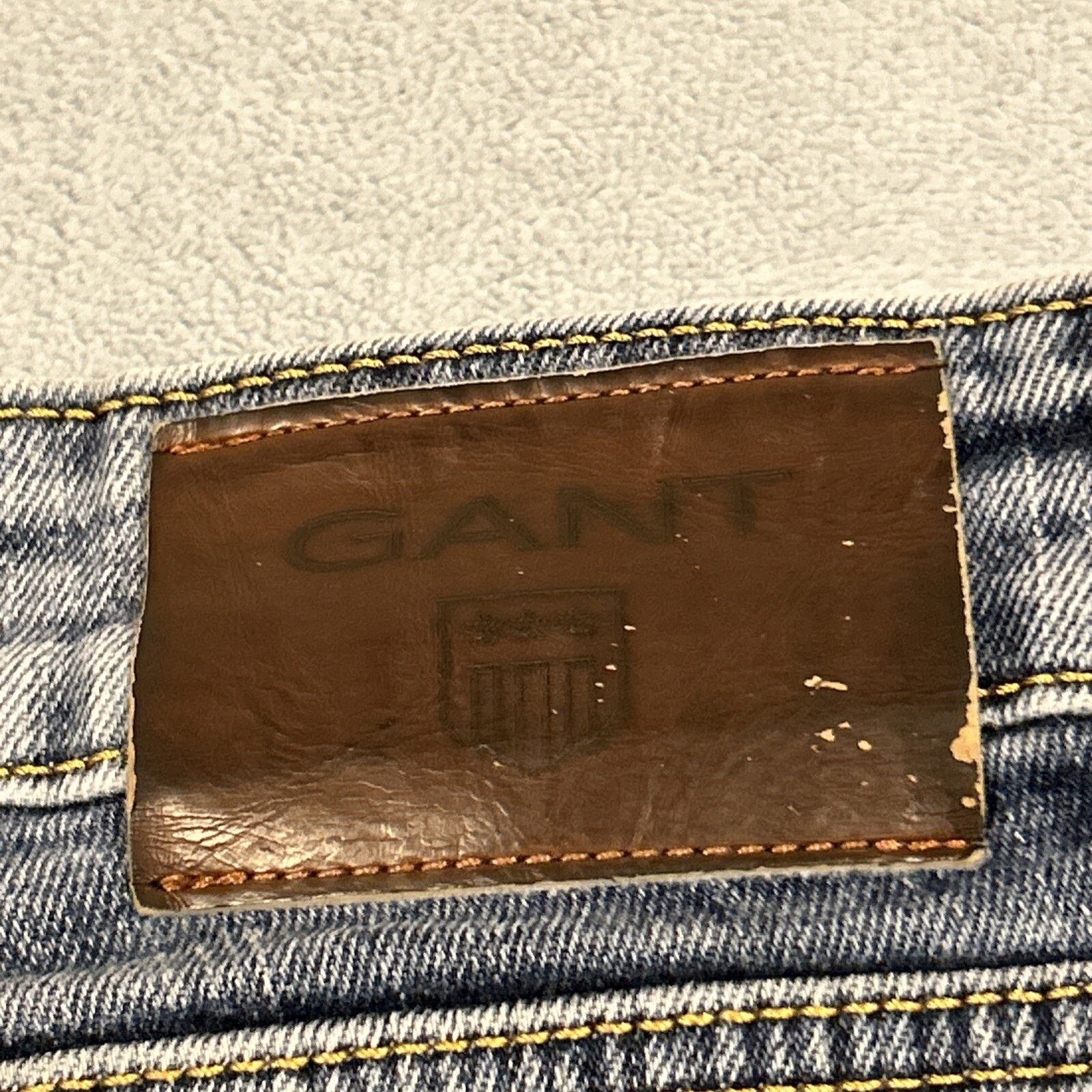 Gant Gant Jeans Mens 34x26 Straight loose Classic Student Western Size 34" / US 12 / IT 48 - 6 Thumbnail