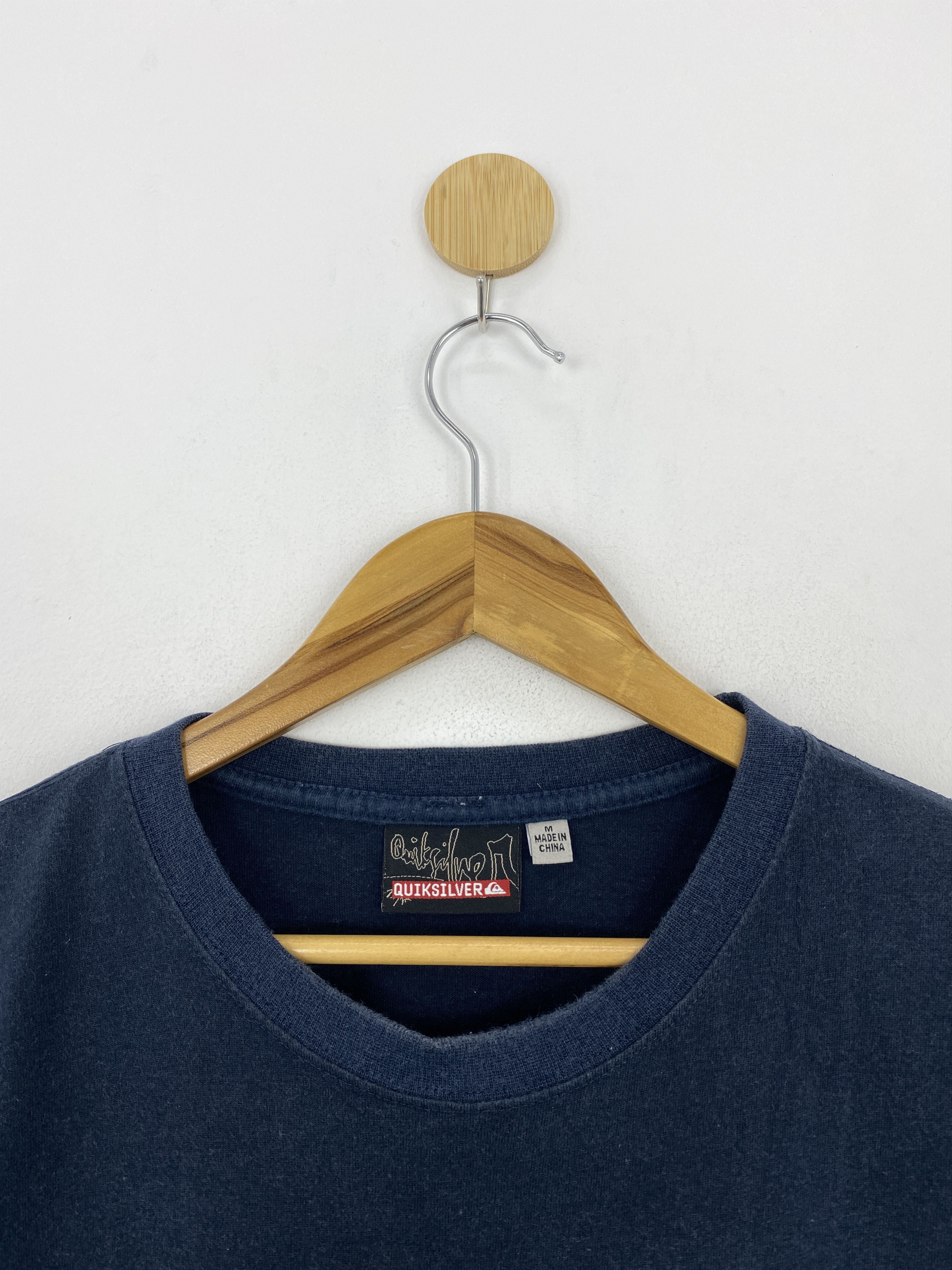 Quiksilver × Vintage Vintage 90s Quiksilver Surfing Crewneck T-Shirt TA0511 Size US M / EU 48-50 / 2 - 9 Thumbnail