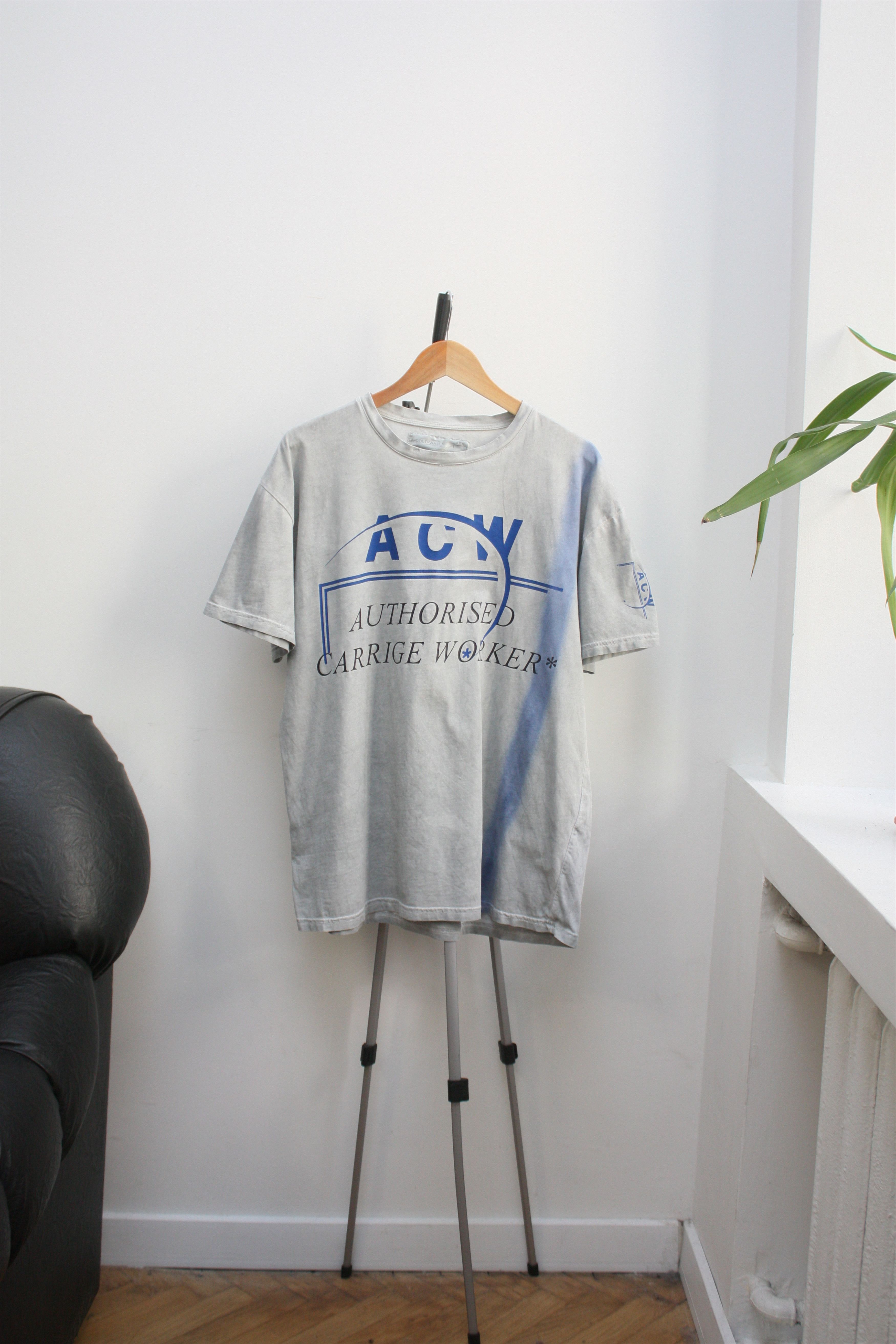 A-COLD-WALL* Authorised Carriage Worker T-Shirt Large ACW