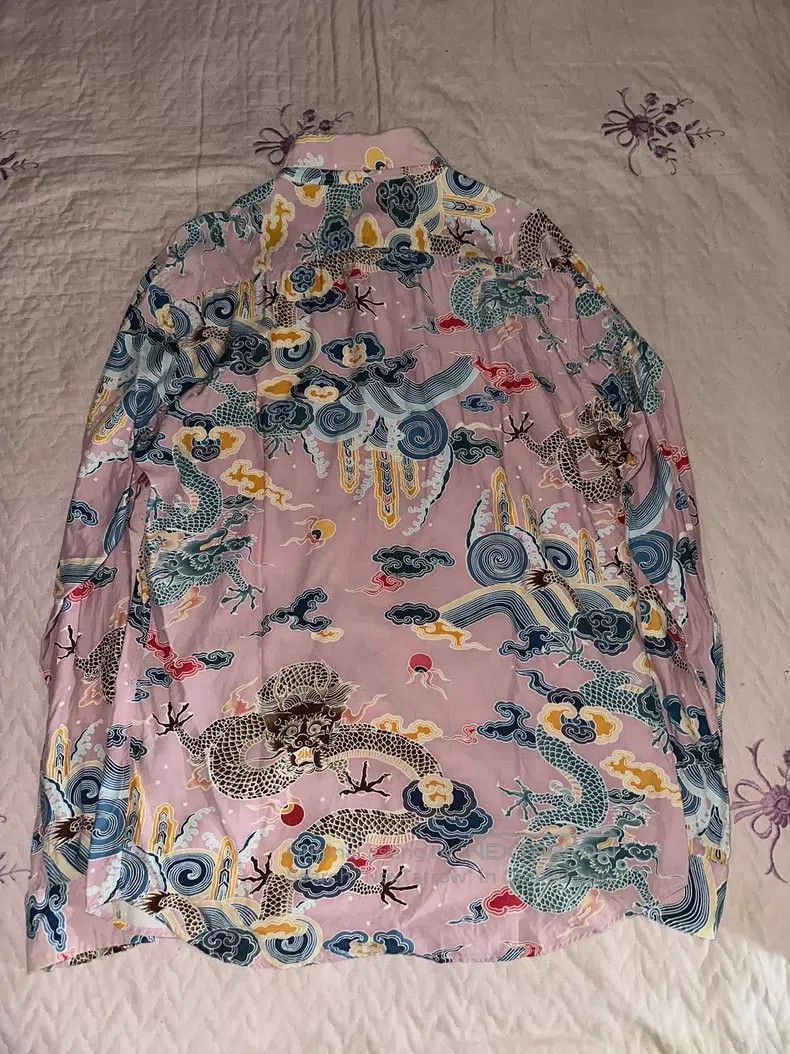 Yohji Yamamoto Yohji Yamamoto Xiangyun Five-claw Dragon Pattern Shirt Size US XL / EU 56 / 4 - 2 Thumbnail