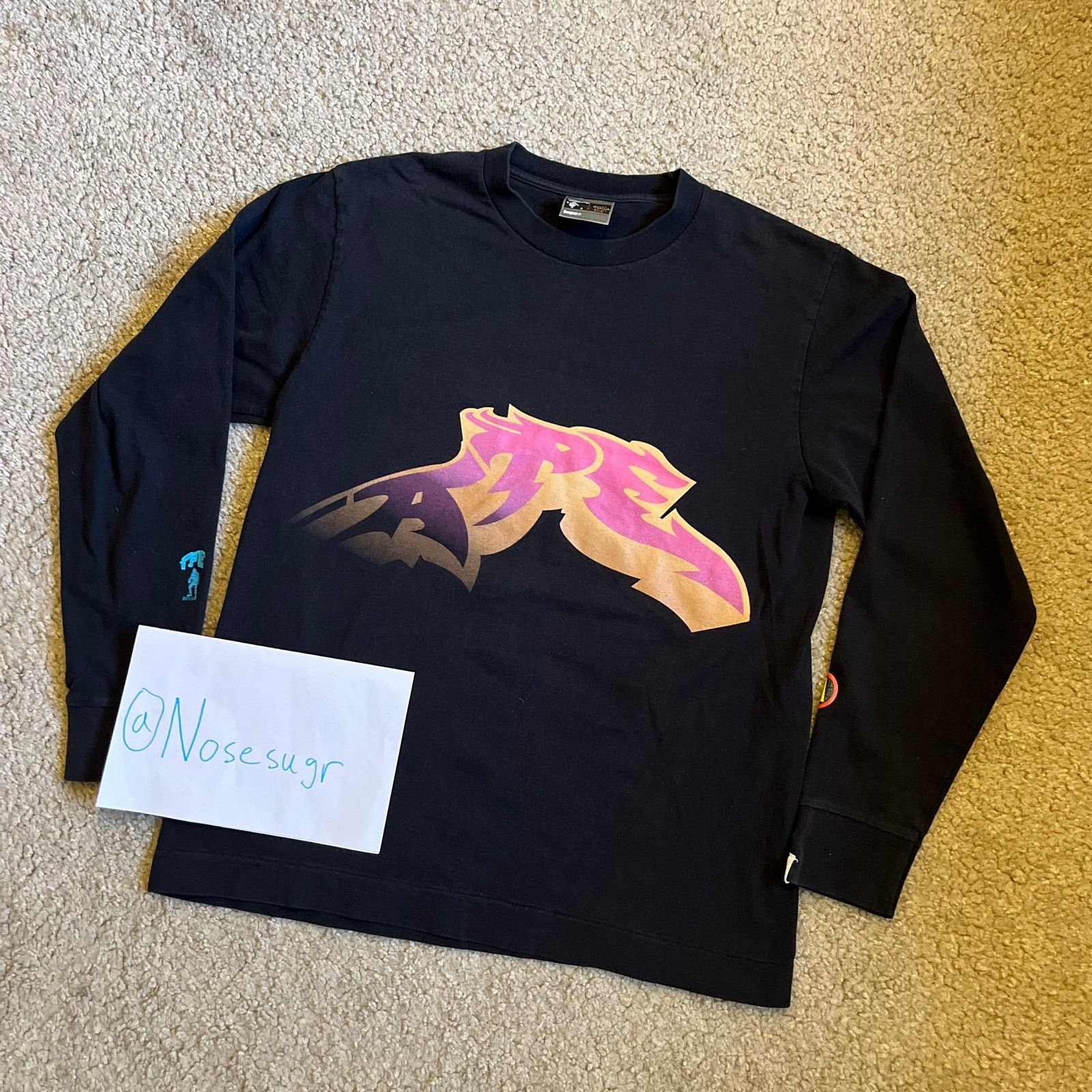 Bape Authentic Bape 2000's Longsleeve Tee M Size US M / EU 48-50 / 2 - 1 Thumbnail