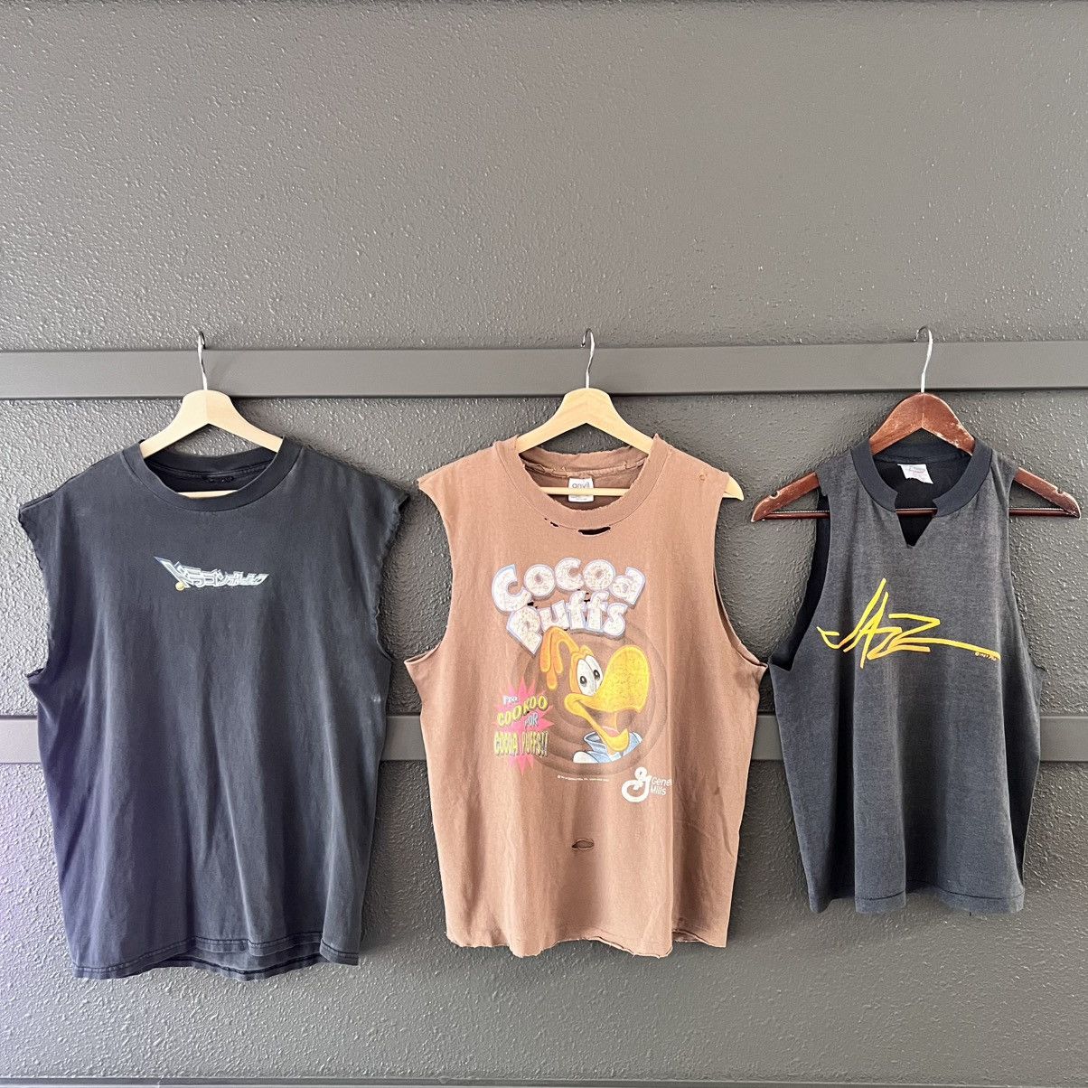 Anvil Vintage 1990s thrashed cocoa puffs branded tee Large Size US L / EU 52-54 / 3 - 11 Thumbnail