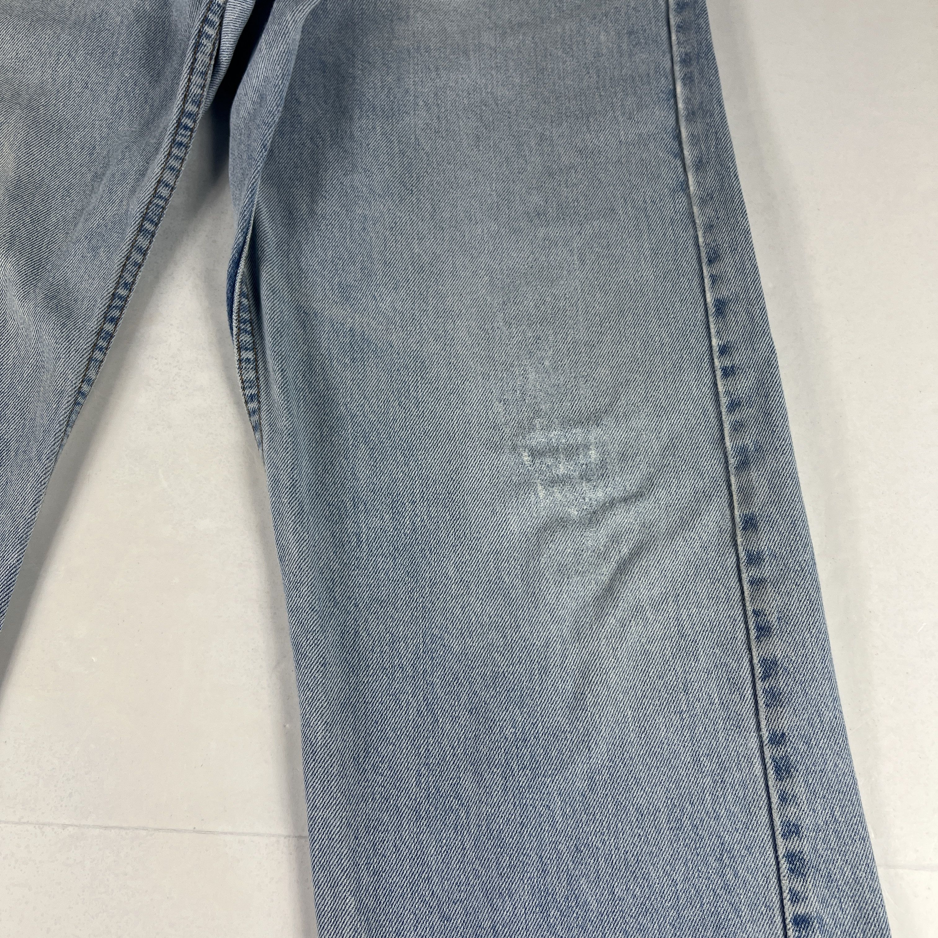 Levi's × Vintage Y2K Levi's Jeans 505 Straight Blue Faded Grunge Cotton Denim Size US 33 - 7 Thumbnail