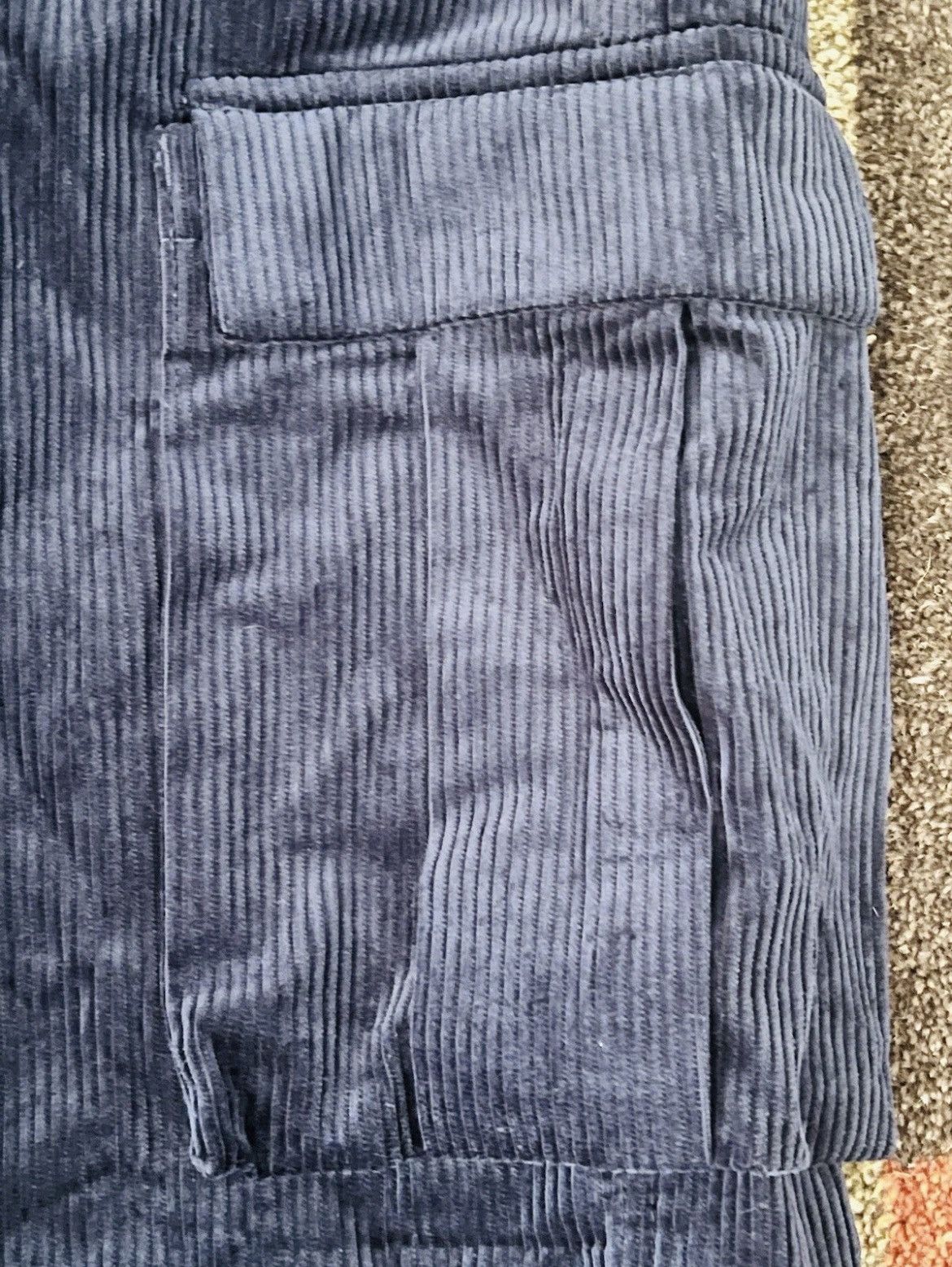G-Star G Star Raw Pants Men's RENATO STRAIGHT CARGO Corduroy Navy Size US 28 / EU 44 - 9 Thumbnail