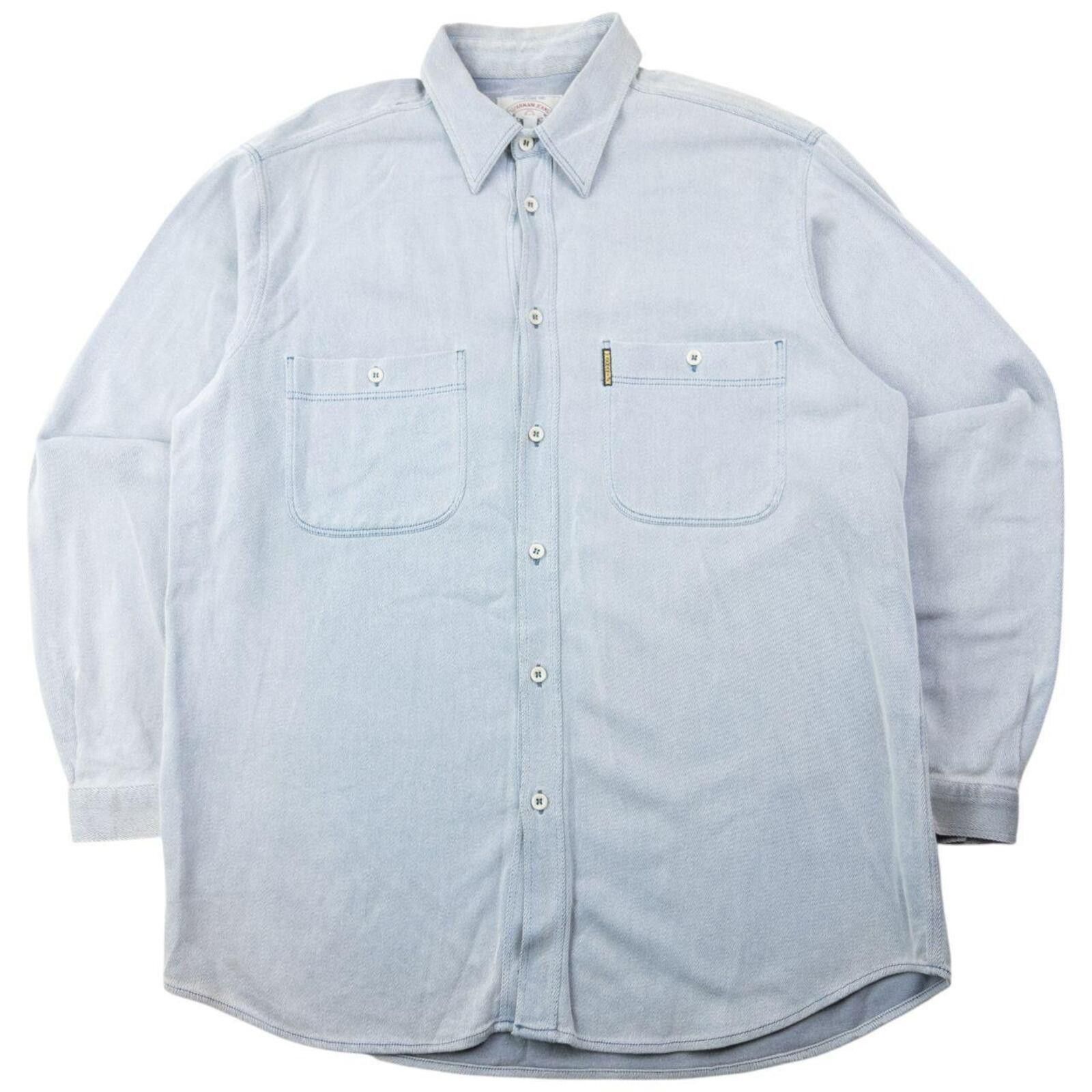 Other Vintage 90s Armani Jeans Long Sleeve Button Up Shirt Size L Size US L / EU 52-54 / 3 - 1 Thumbnail