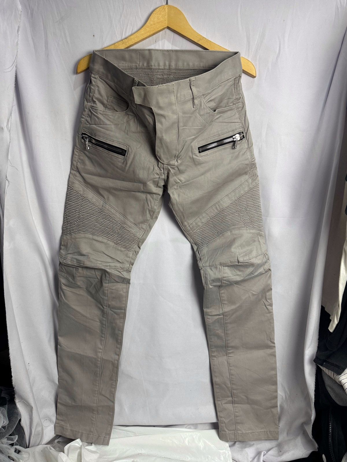 Balmain Balmain Christophe Decarnin Biker Pants Size US 30 / EU 46 - 2 Thumbnail