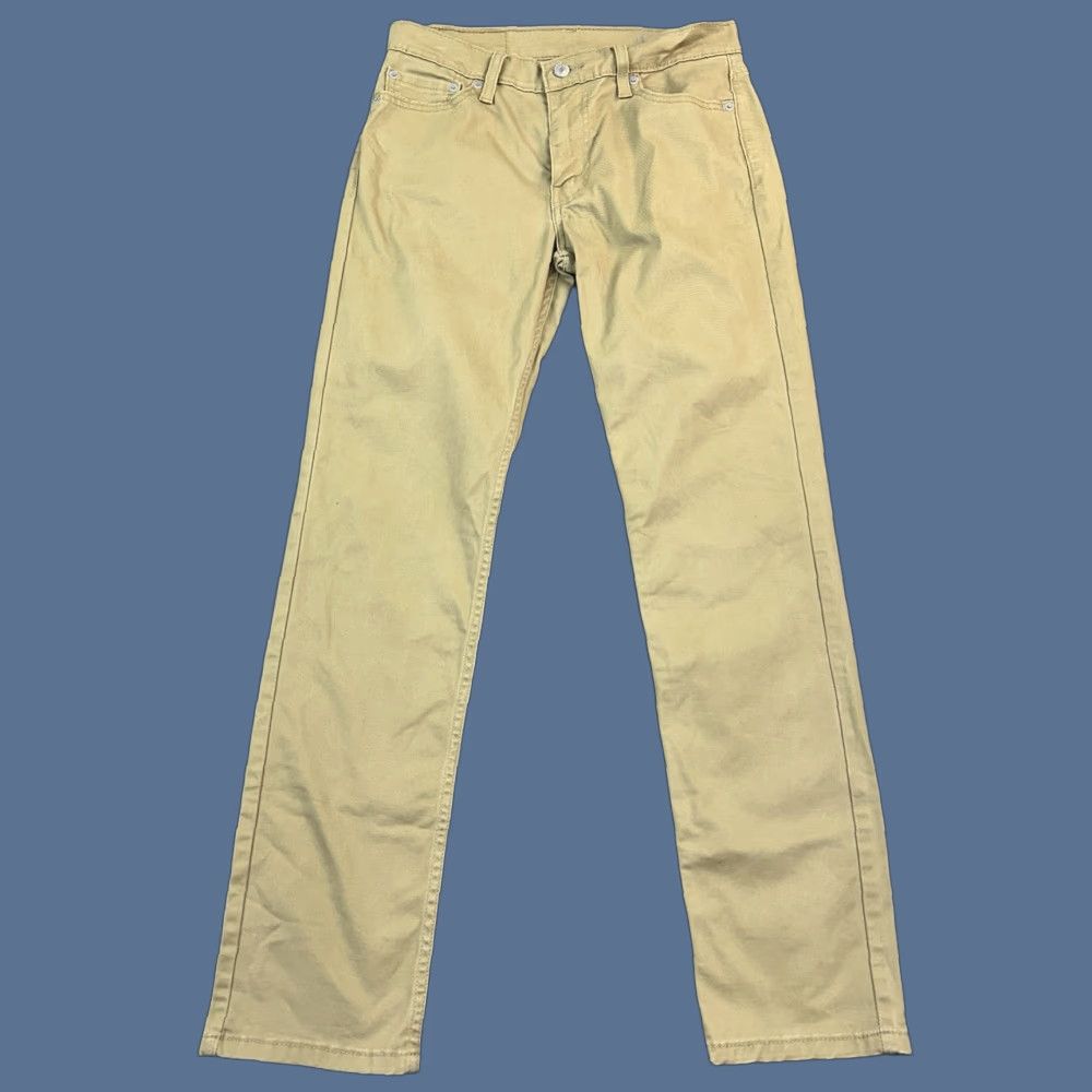 Levi's VINTAGE Levis 511 Pants Mens 30x32 30x31 Beige Slim Fit All Season Tech Stretch Casual Size US 30 / EU 46 - 1 Thumbnail