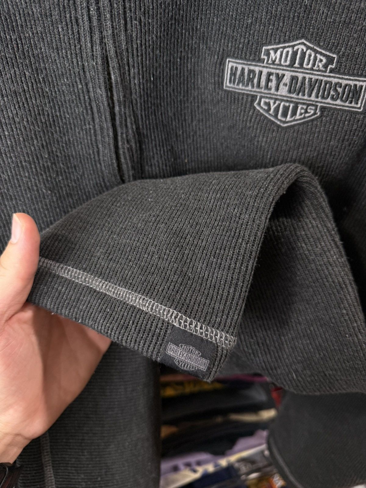 Harley Davidson Vintage Harley Davidson Fleece Sweater Sweatshirt Choppers Size US M / EU 48-50 / 2 - 7 Thumbnail