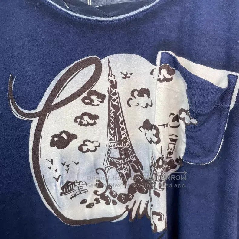Louis Vuitton Louis Vuitton Blue poster print short sleeve Size US L / EU 52-54 / 3 - 4 Thumbnail