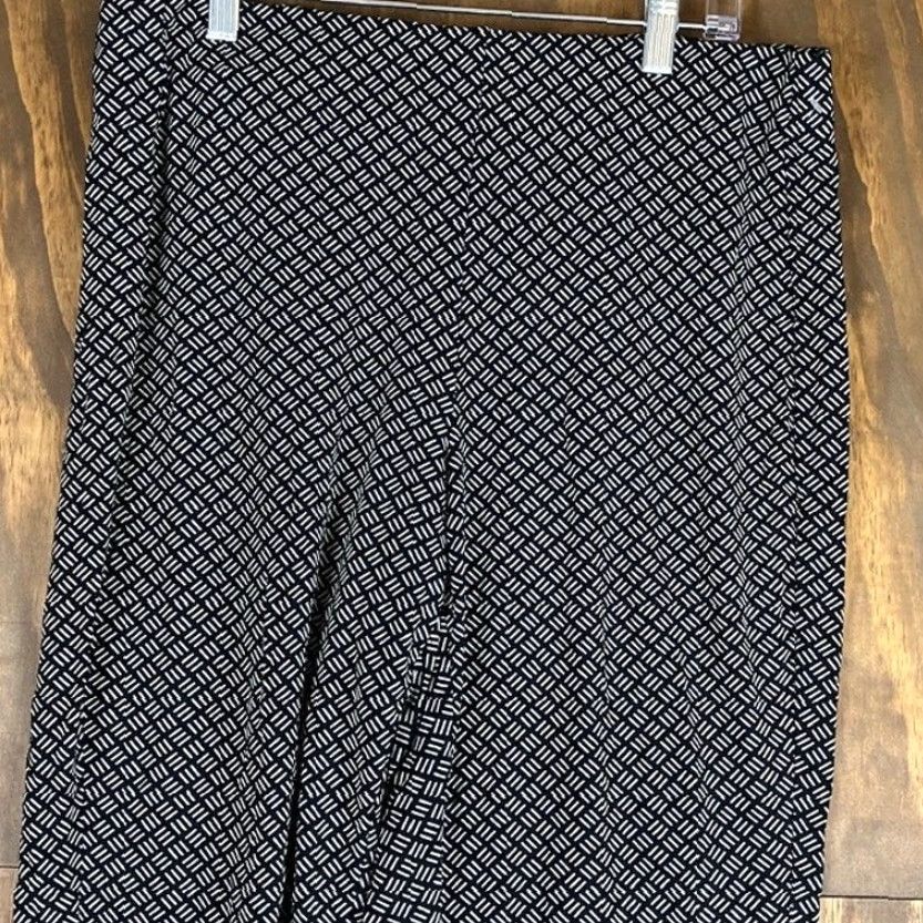 Vintage J Jill Women Pants Black Wearever Collection Forward Seam Slim Ankle Stretch MP Pants Regular Size 32" / US 10 / IT 46 - 2 Thumbnail