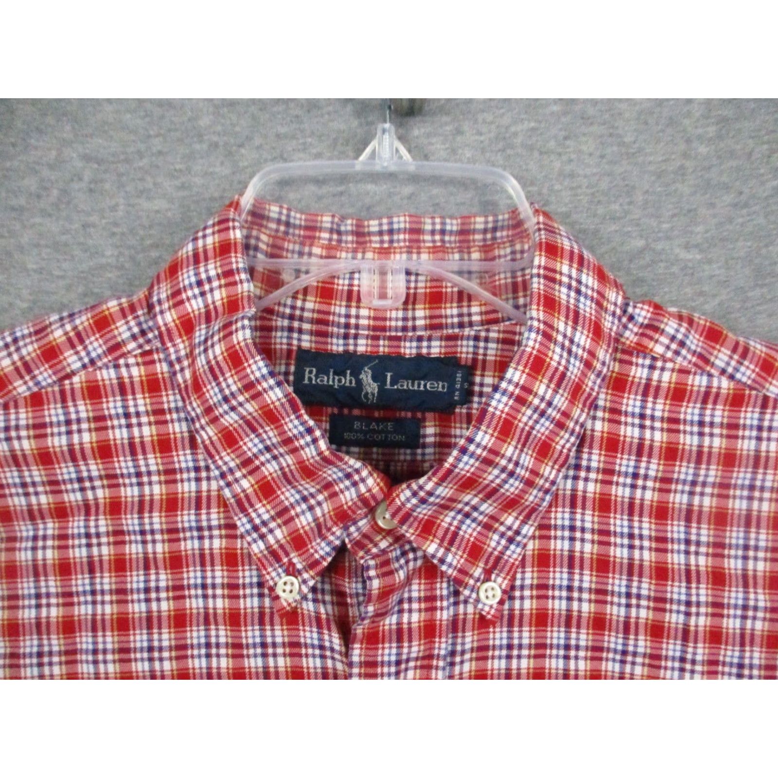 Polo Ralph Lauren VINTAGE Polo Ralph Lauren Blake Shirt XL Mens Red Plaid Long Sleeve Holiday Size US XL / EU 56 / 4 - 3 Thumbnail