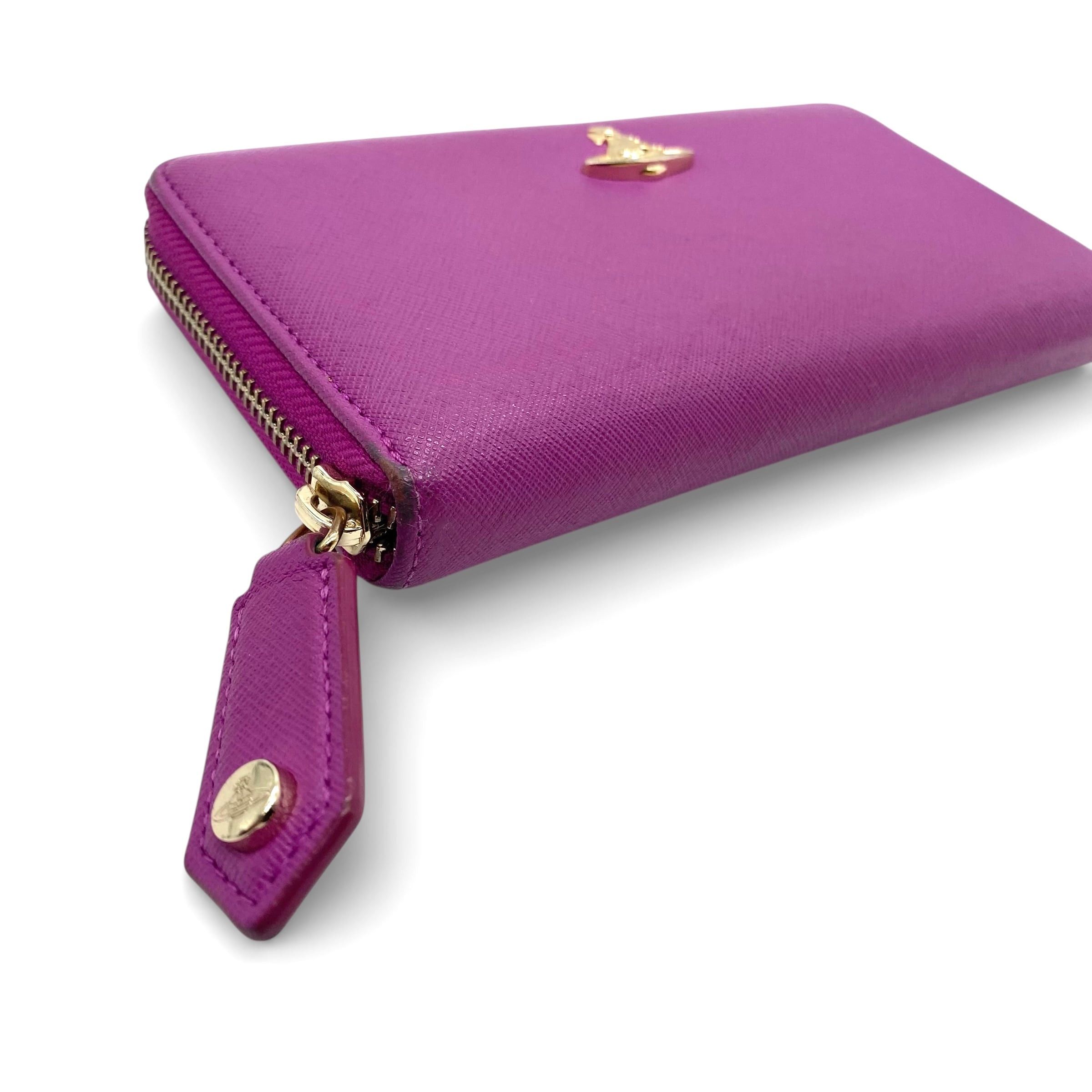 Vivienne Westwood Vivienne Westwood Orb Long Wallet Zip Pink Size ONE SIZE - 3 Thumbnail
