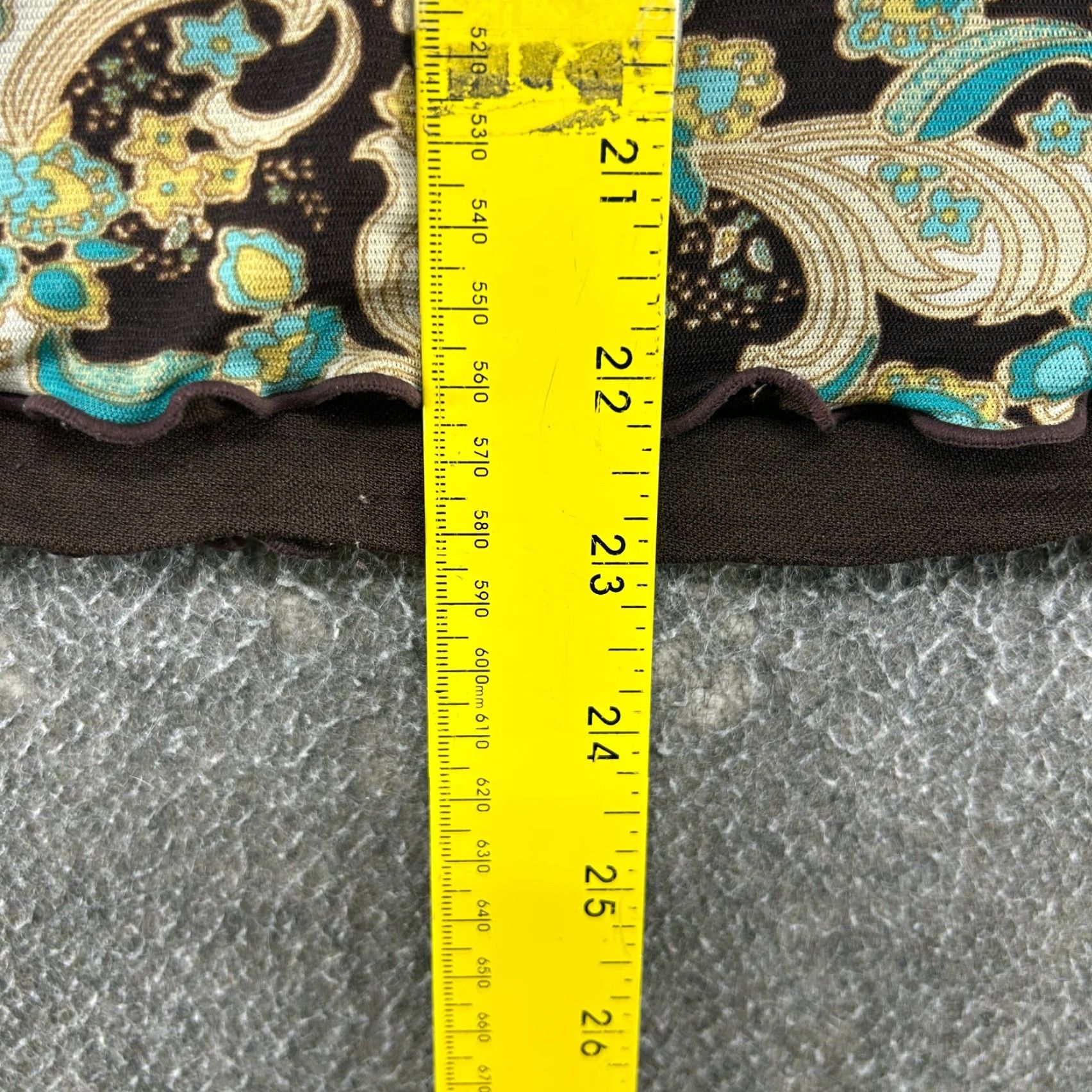 Vintage VINTAGE Junction West Top Womens M Green Brown Floral Paisley Wrap AOP Nylon Y2K Size M / US 6-8 / IT 42-44 - 5 Thumbnail