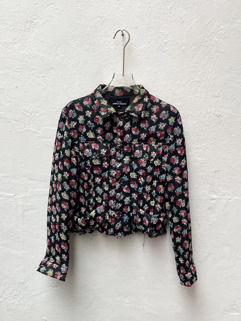 Comme des Garcons Floral COMME des GARCONS Short Jacket-dmc Size US M / EU 48-50 / 2 - 1 Thumbnail