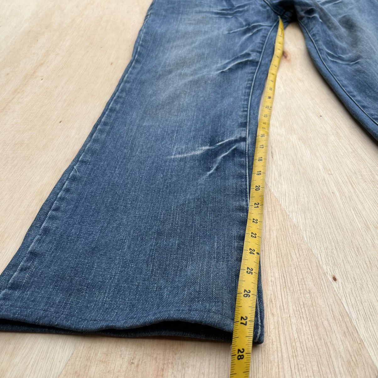 If Six Was Nine ANTFUI JEANS MIGHTY WING MUD PUNK LIGHTING AND CLOUD DENIM Size US 31 - 11 Thumbnail