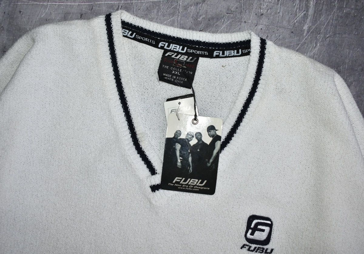 Fubu Deadstock Vintage Y2K Fubu Knit Sweater (XXL) Size US XXL / EU 58 / 5 - 3 Thumbnail