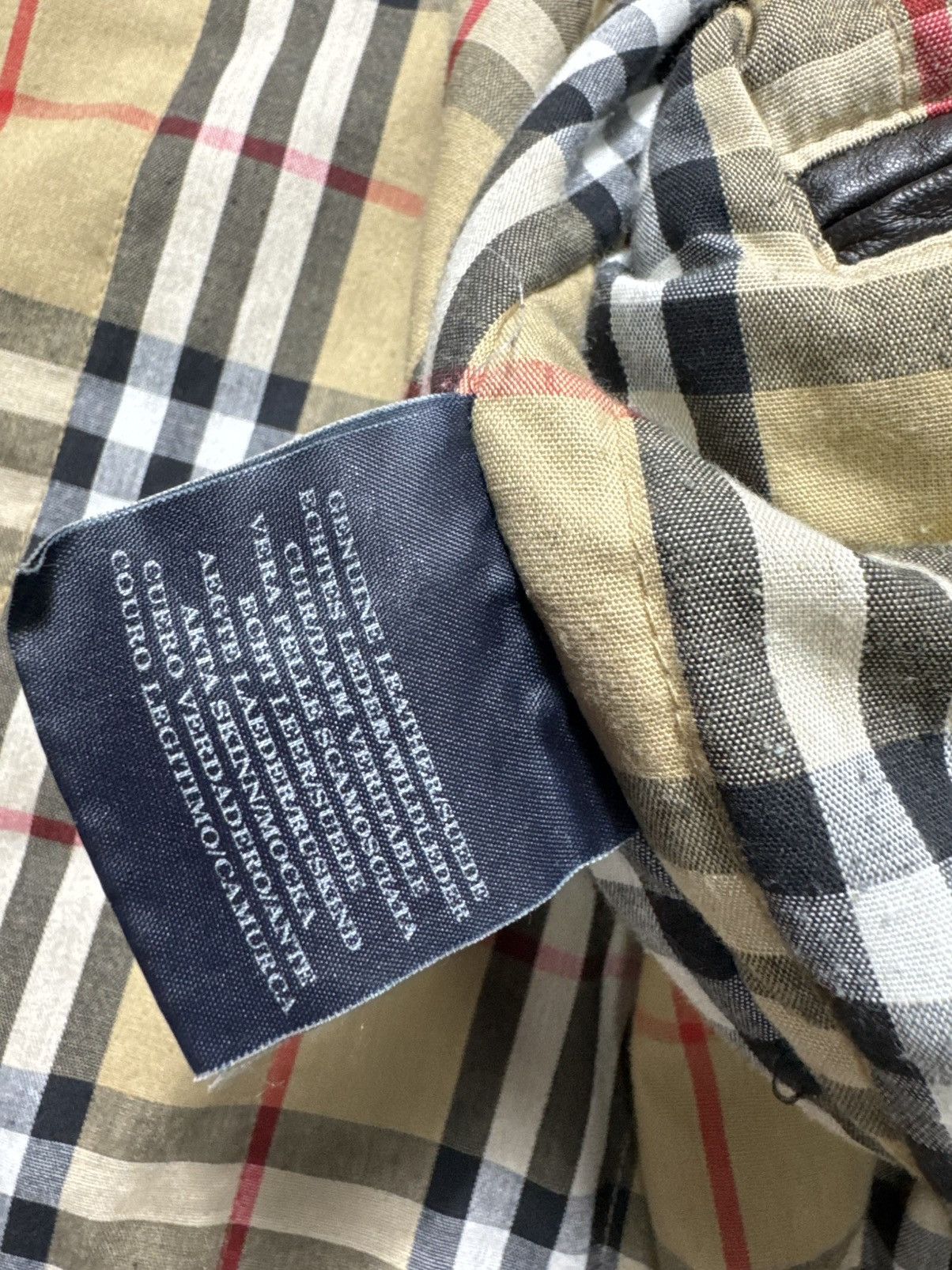 Burberry Burberry London Leather Luxury Vintage Jacket Coat Size US XL / EU 56 / 4 - 7 Thumbnail