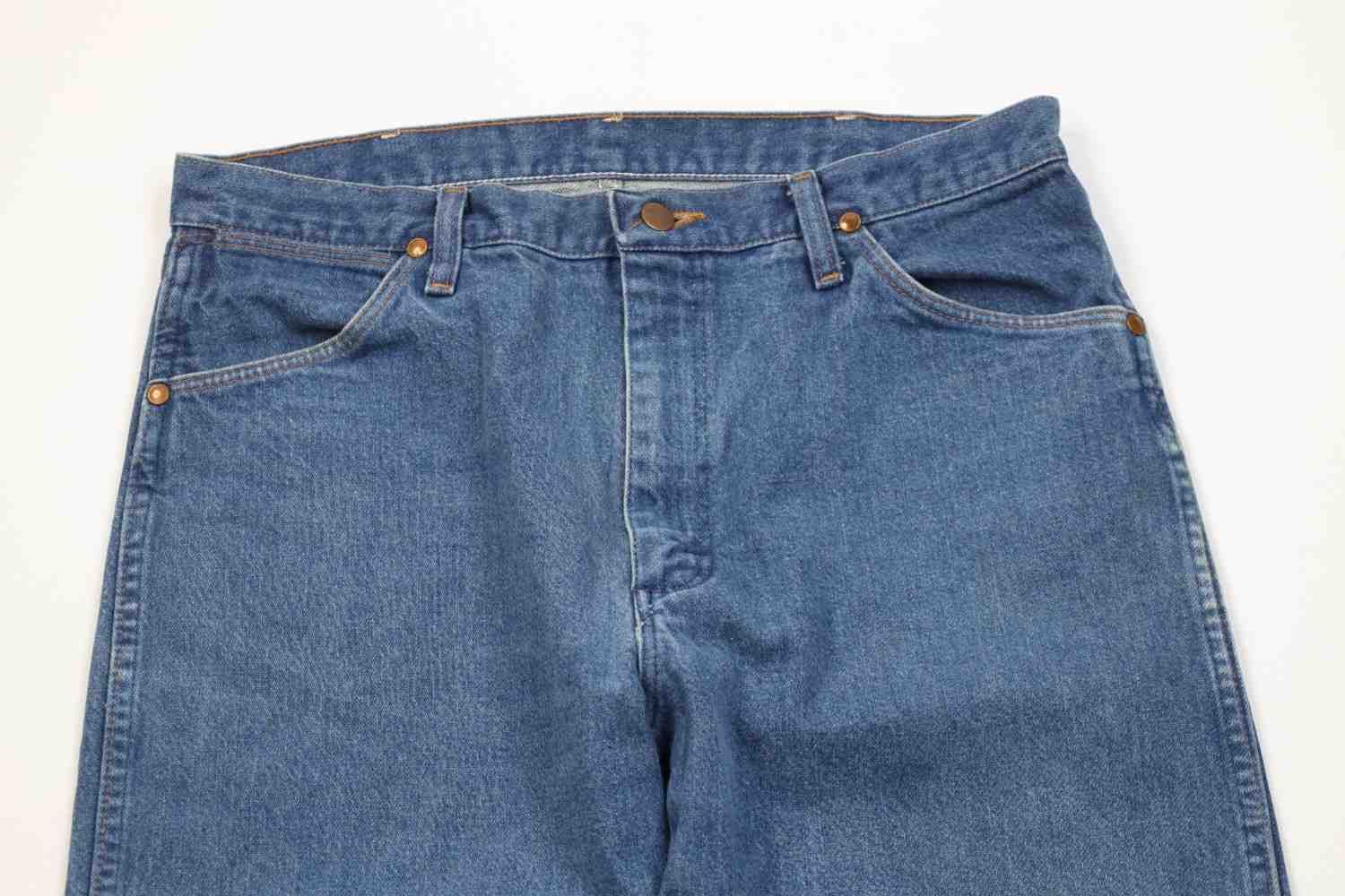 Wrangler Vintage 90s Wrangler Western Straight Leg Jeans Blue USA Size US 34 / EU 50 - 2 Thumbnail