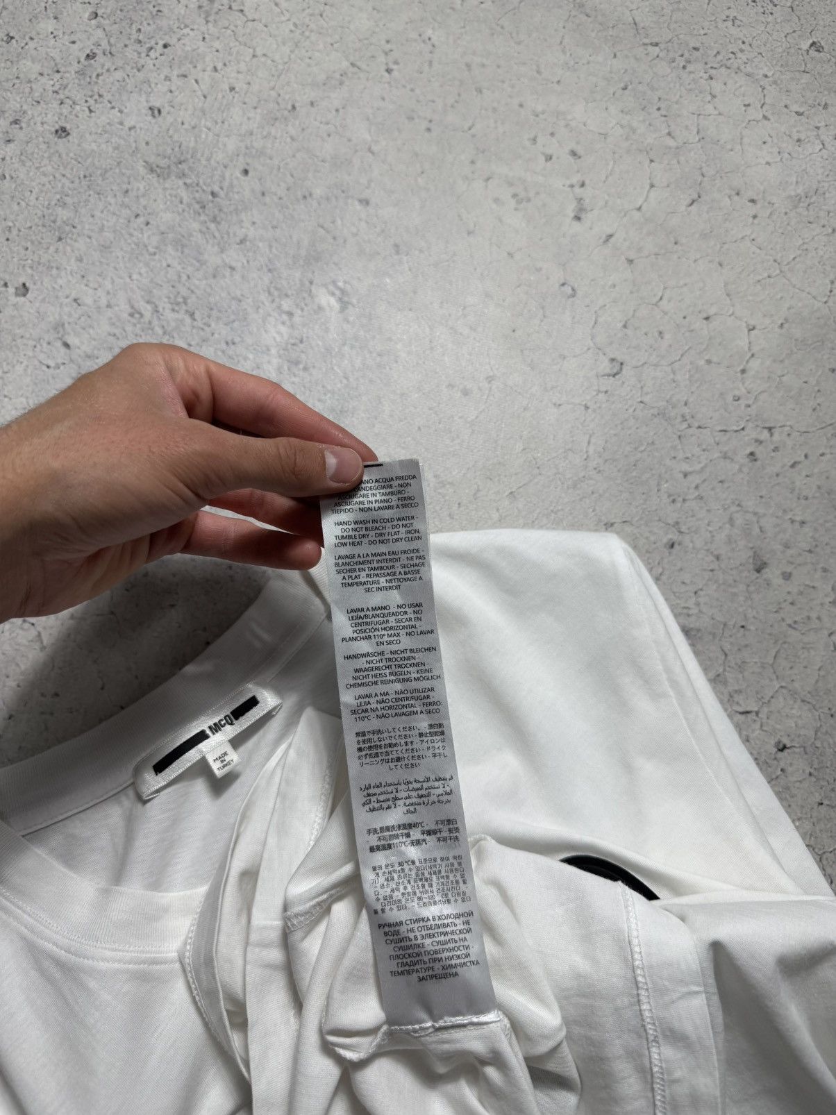 Alexander McQueen Alexander McQueen MCQ White Luxury Big Logo Shirt Size US M / EU 48-50 / 2 - 8 Thumbnail