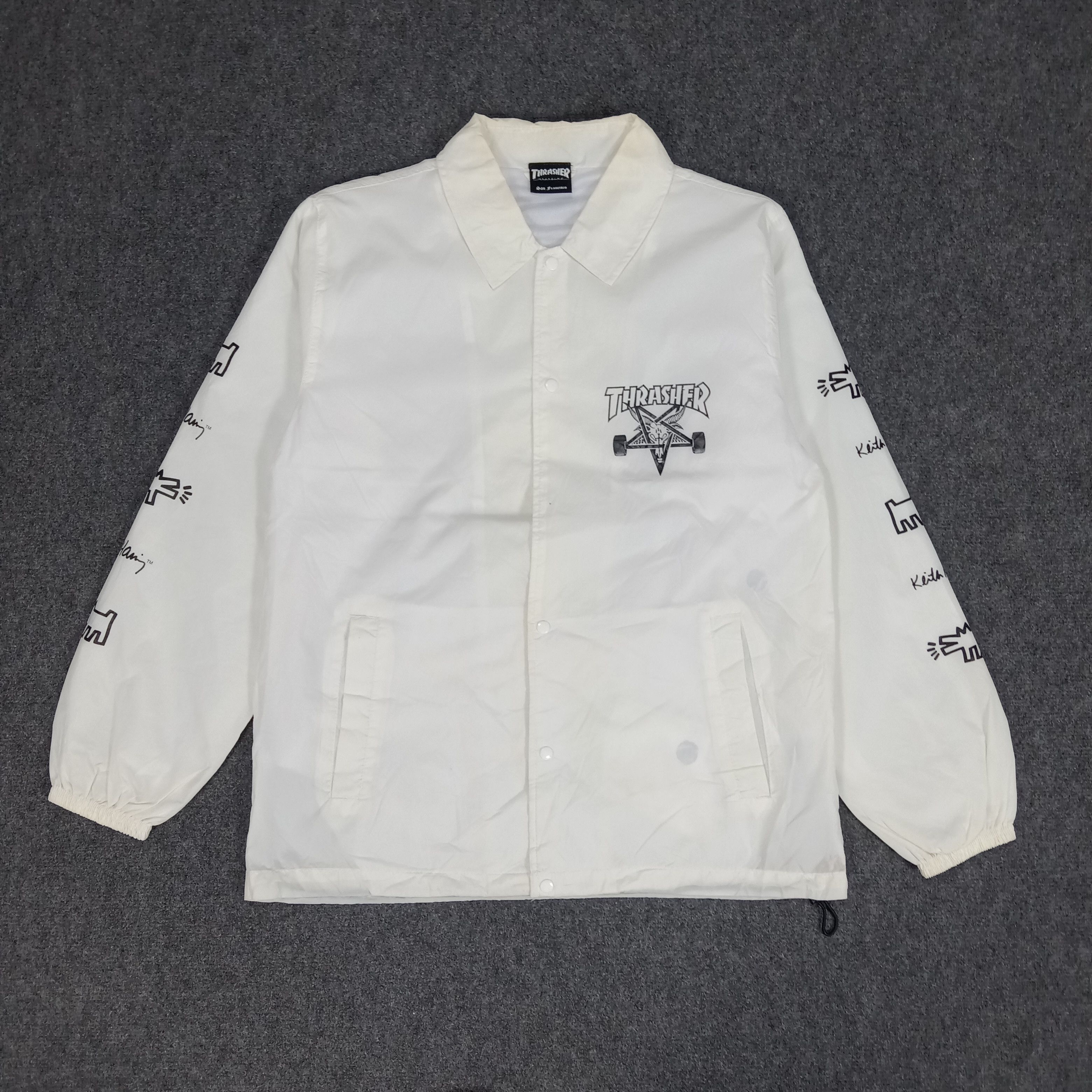 Thrasher X Keith Haring Skate Style American Jacket