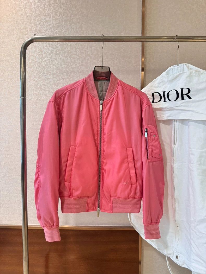 Dior Pink Dior Pilot Bomber Jacket Size US M / EU 48-50 / 2 - 1 Thumbnail