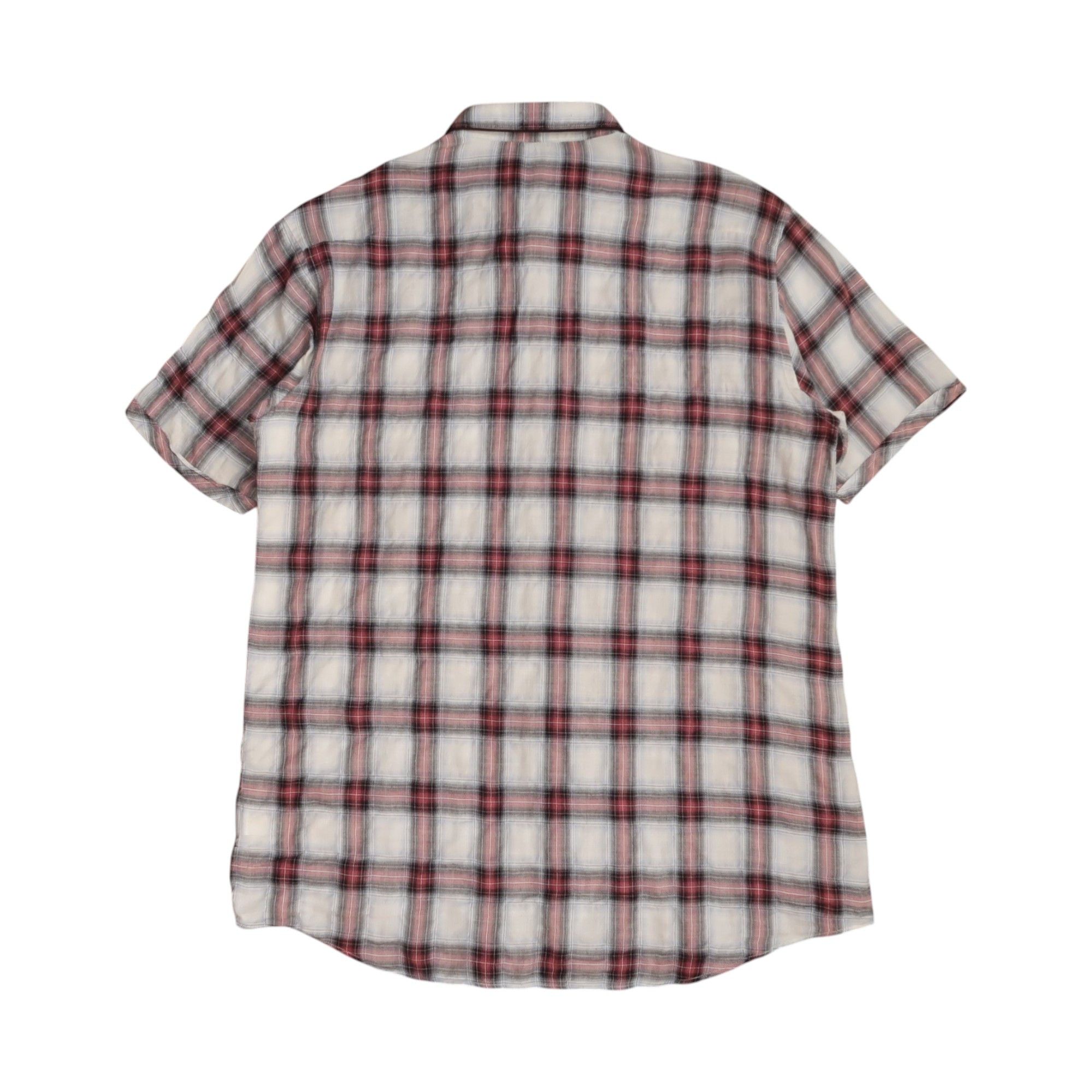 Yohji Yamamoto 90s Yohji Yamamoto AAR Psychedelic Plaid Shirt Size US S / EU 44-46 / 1 - 2 Thumbnail