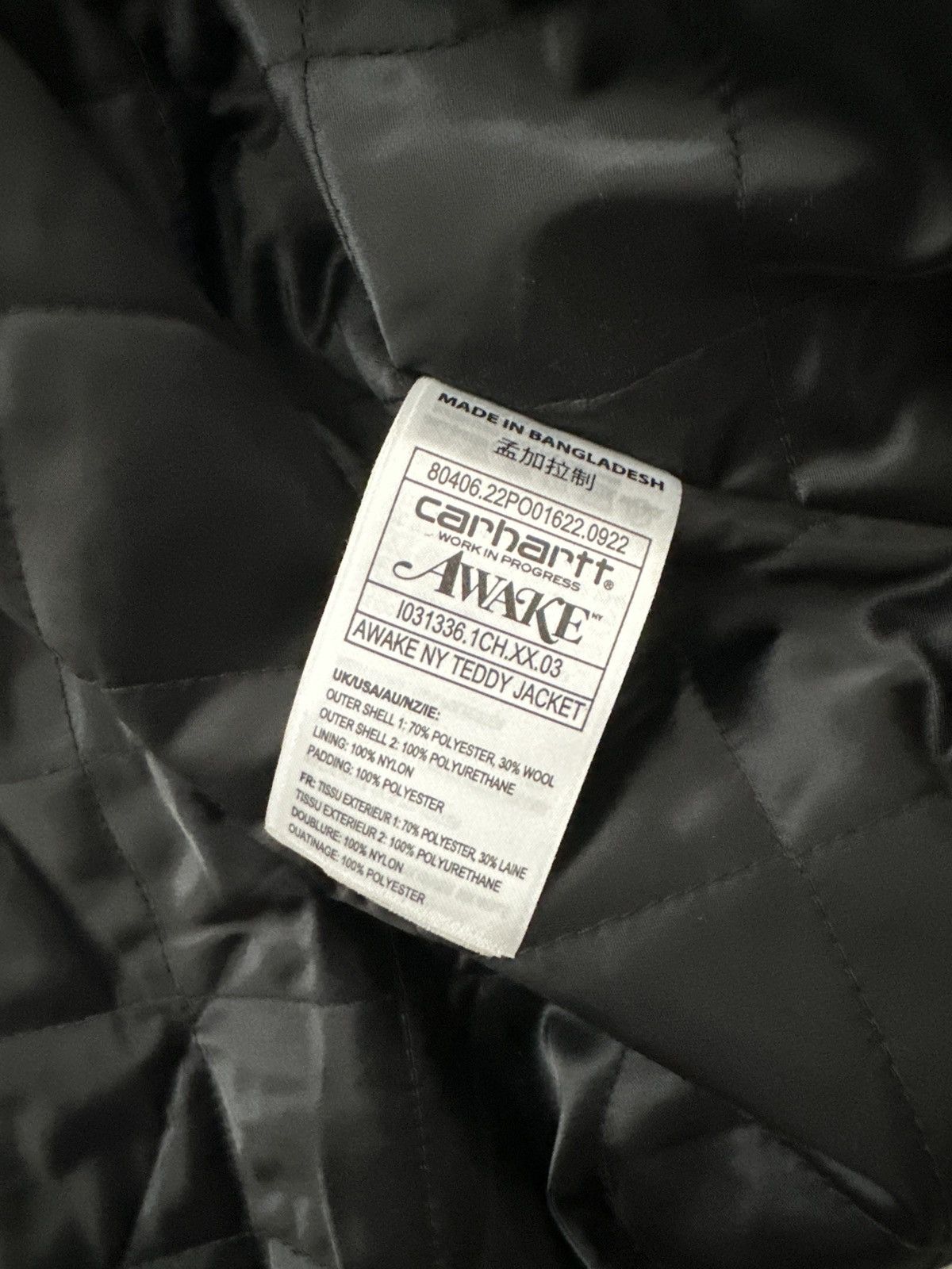 Carhartt Awake NY X Carhartt WIP Teddy Jacket Size US L / EU 52-54 / 3 - 5 Thumbnail