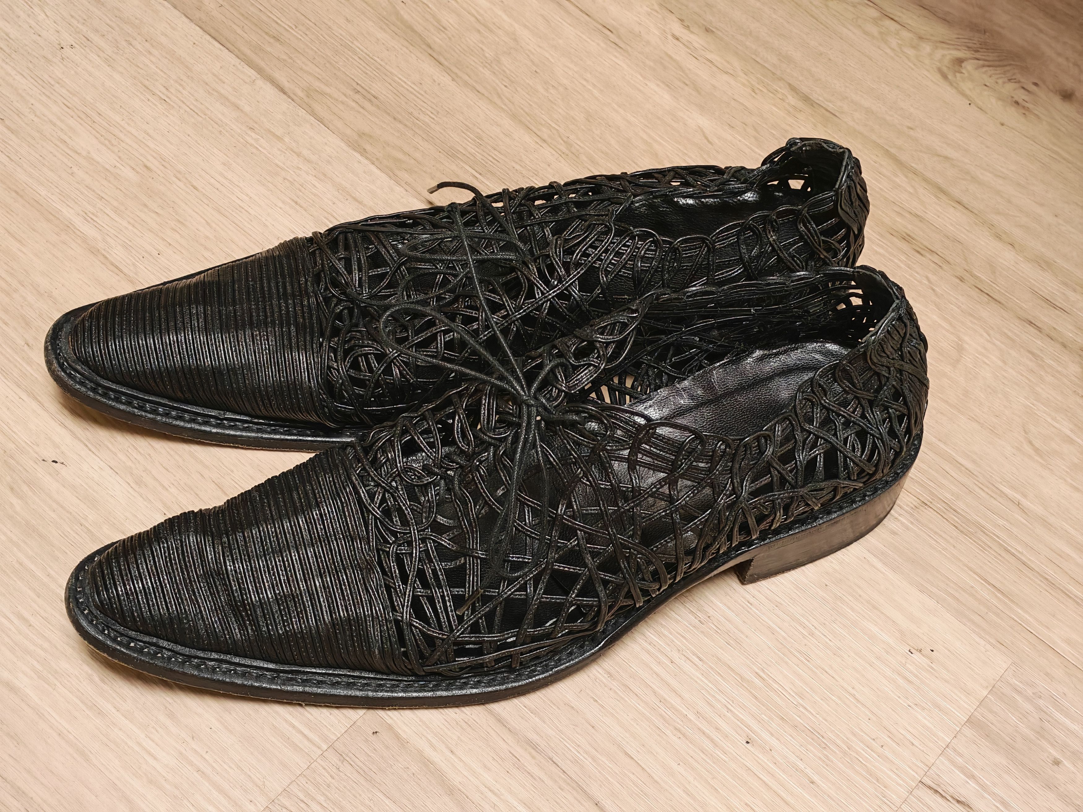 Gianni Barbato GIANNI BARBATO LEATHER SHOES MEN Size US 8 / EU 41 - 1 Thumbnail