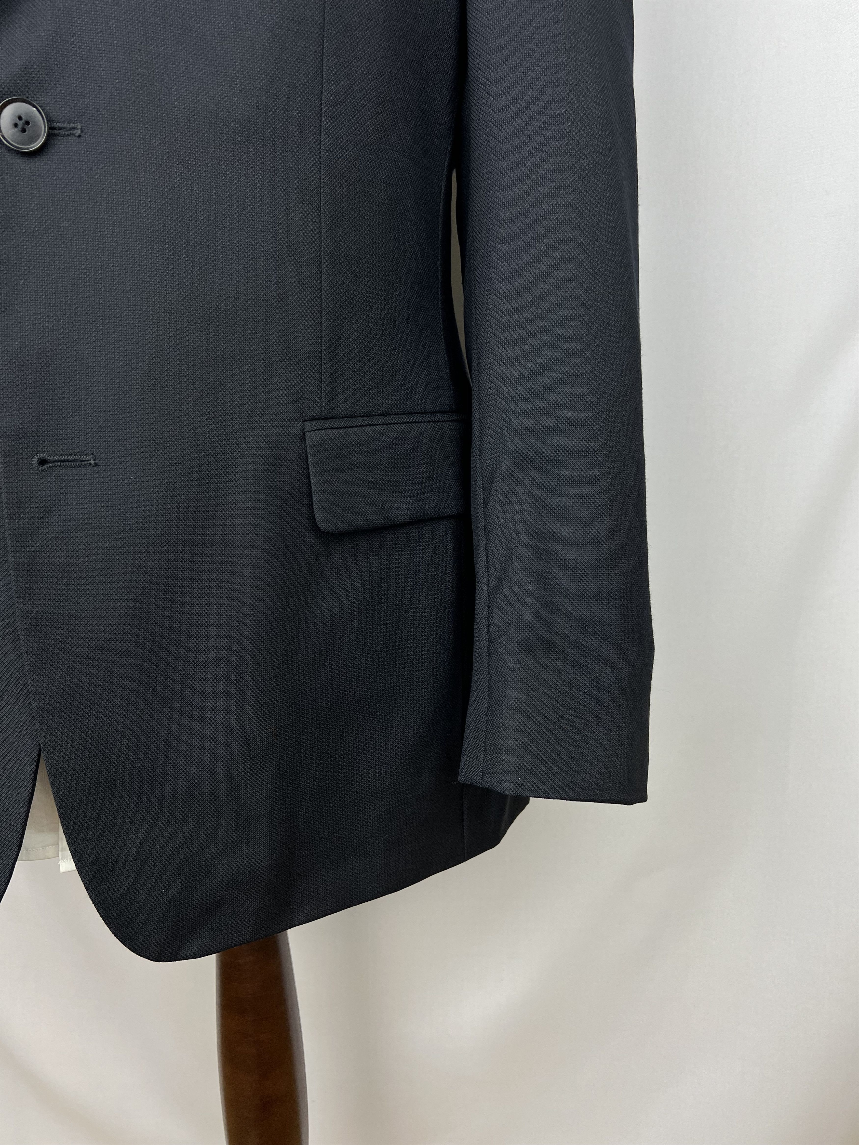 Hugo Boss Solid Wool Modern Classic-Fit Sport Coat Size 40R - 8 Thumbnail