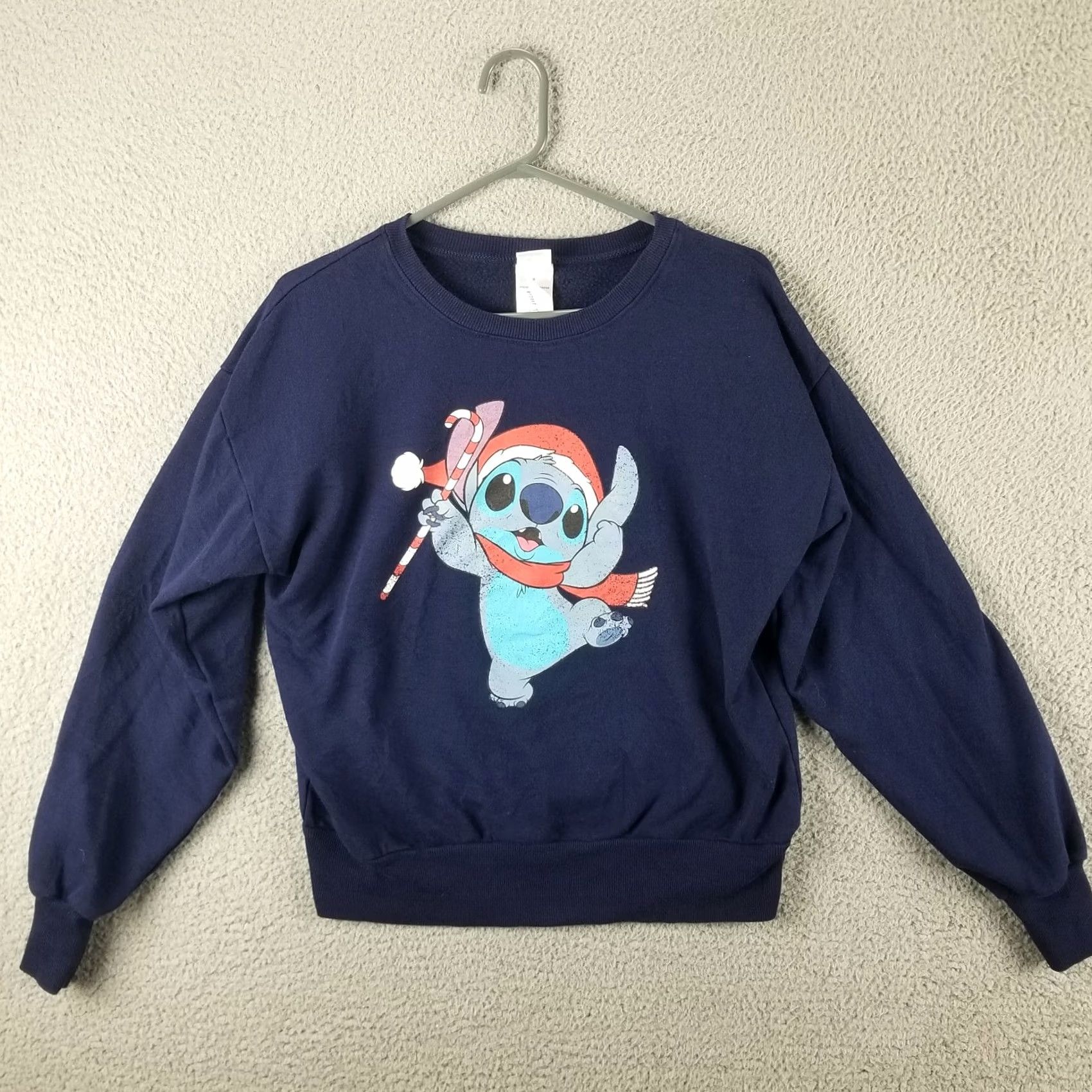 Disney Disney Lilo Stitch Crewneck Sweatshirt Women Adult Small Christmas Snowflake Graphic Print Multicolor Sweatshirt / Pullover Hoodie Size S / US 4 / IT 40 - 2 Thumbnail