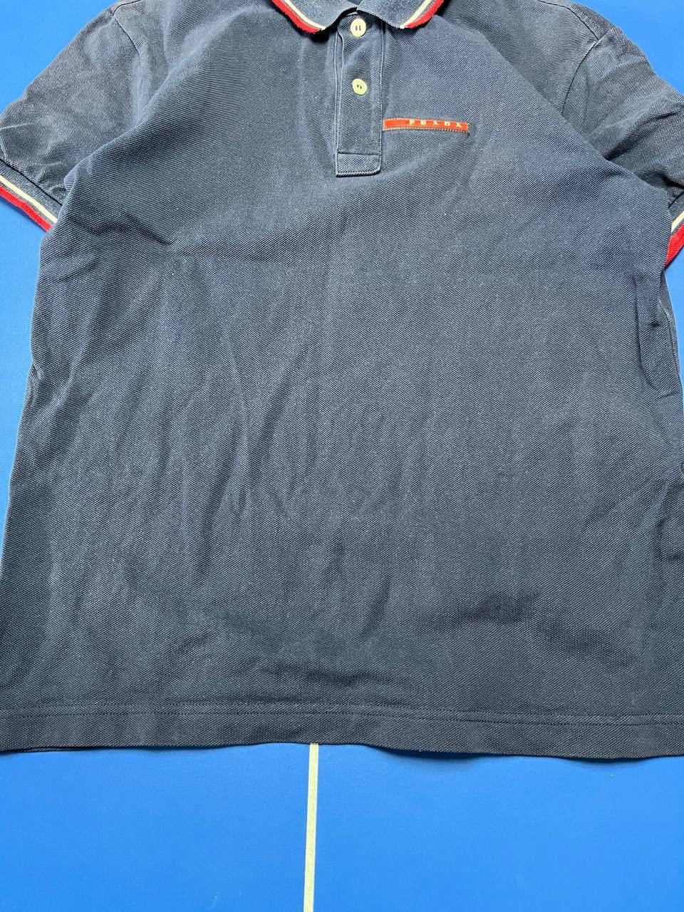Prada Auth PRADA Red Tab Logo Navy Polo Shirt Size S Size US S / EU 44-46 / 1 - 7 Thumbnail