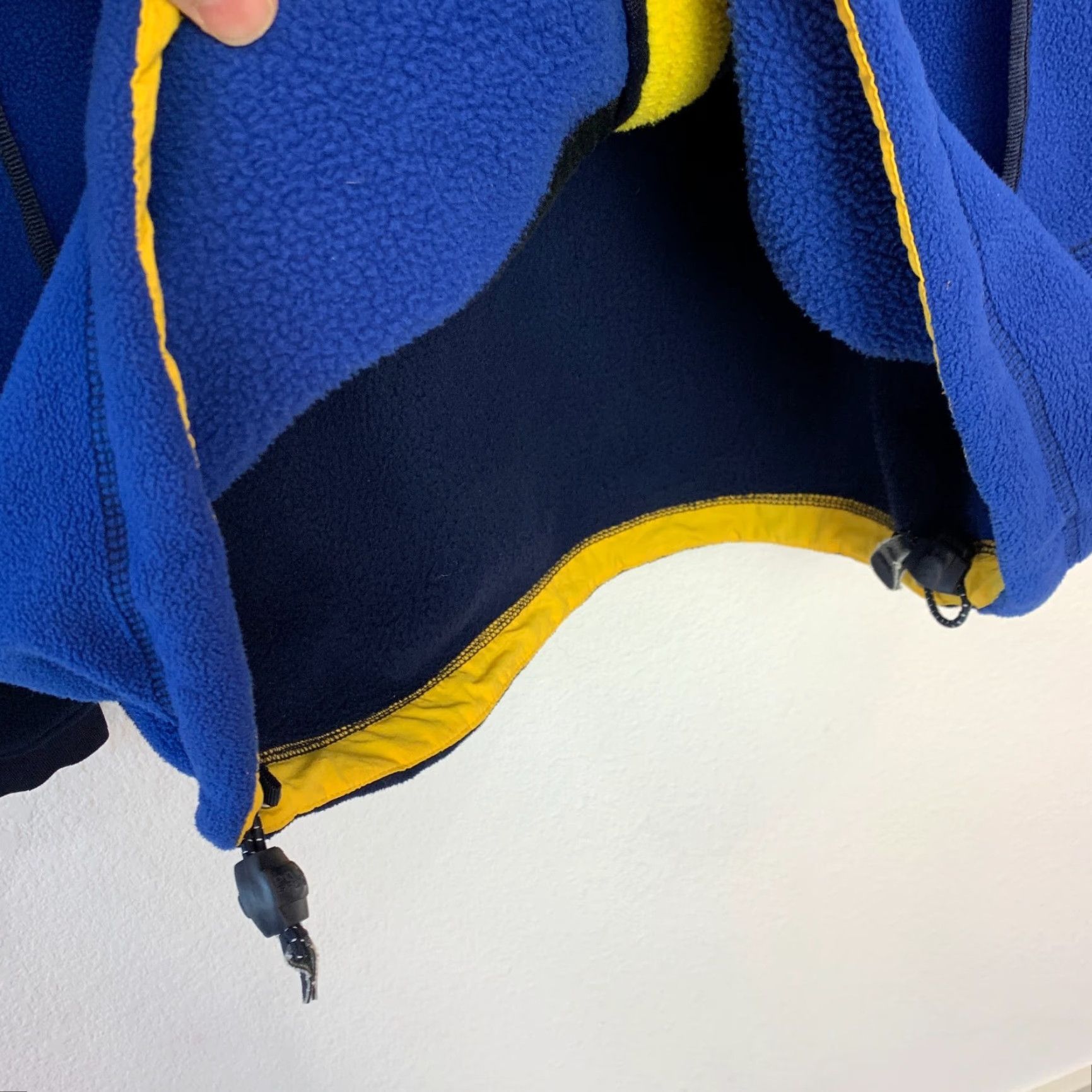 Ralph Lauren Polo Sport Ralph Lauren Jacket Mens Medium Full Zip Fleece Blue Yellow Pockets 90s Style Size US M / EU 48-50 / 2 - 5 Thumbnail