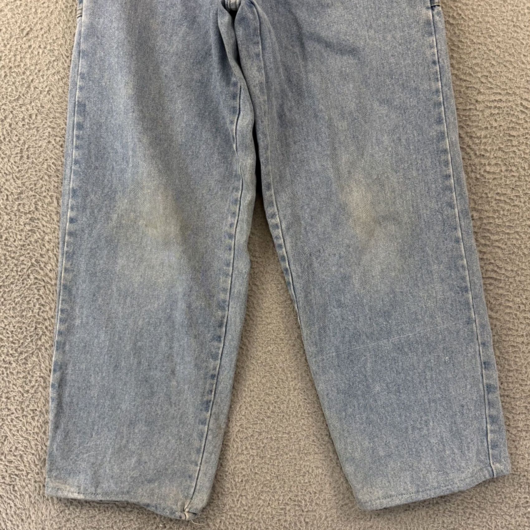 Guess VINTAGE Guess Jeans Womens Jeans 90s Baggy Wide-Leg Denim Blue 28x30 18 Plus Womens Size 40" / US 18 - 2 Thumbnail