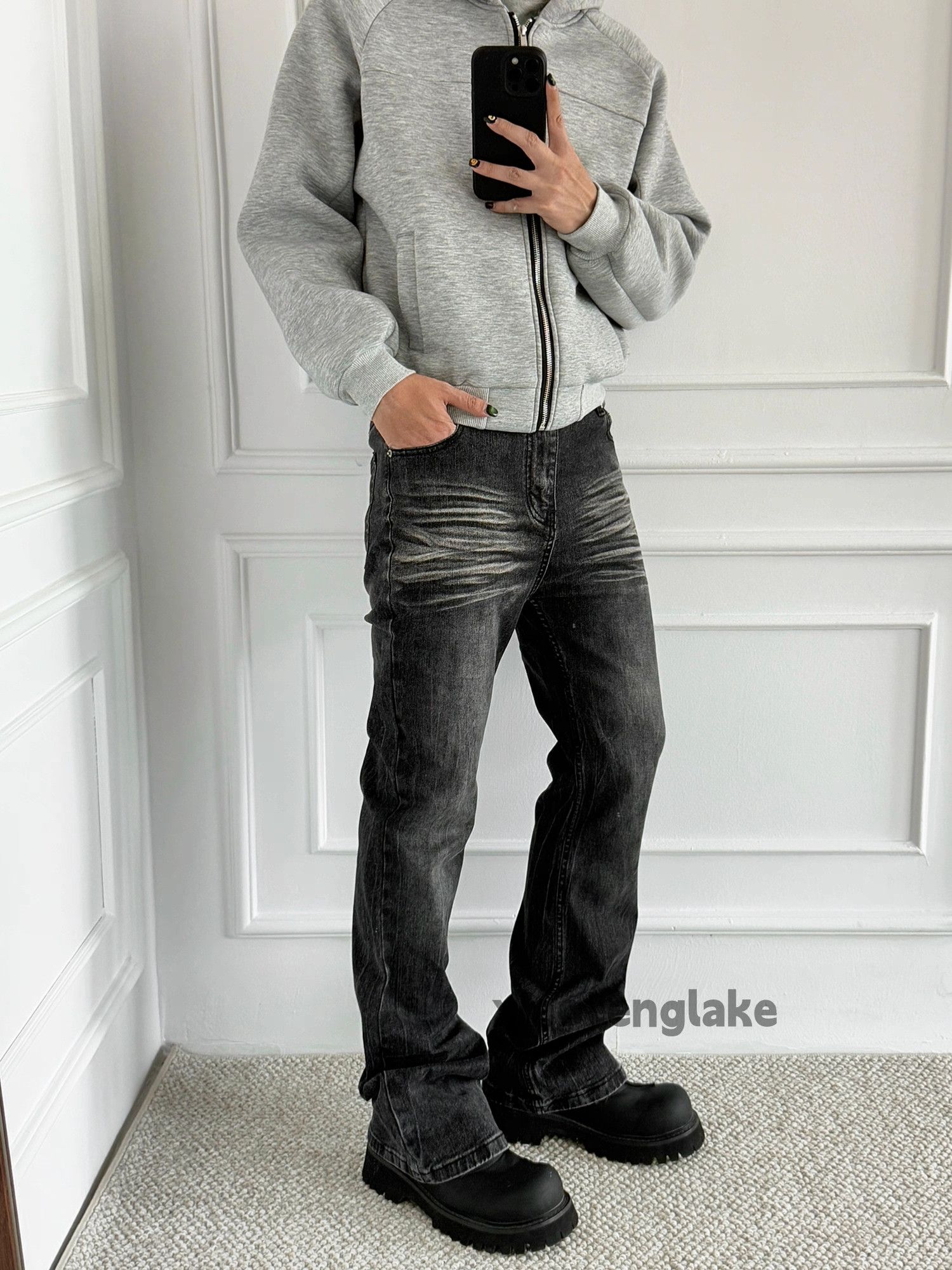 Vintage Washed faded cleanfit yuppie y2k hiphop bootcut jeans Size US 32 / EU 48 - 9 Thumbnail