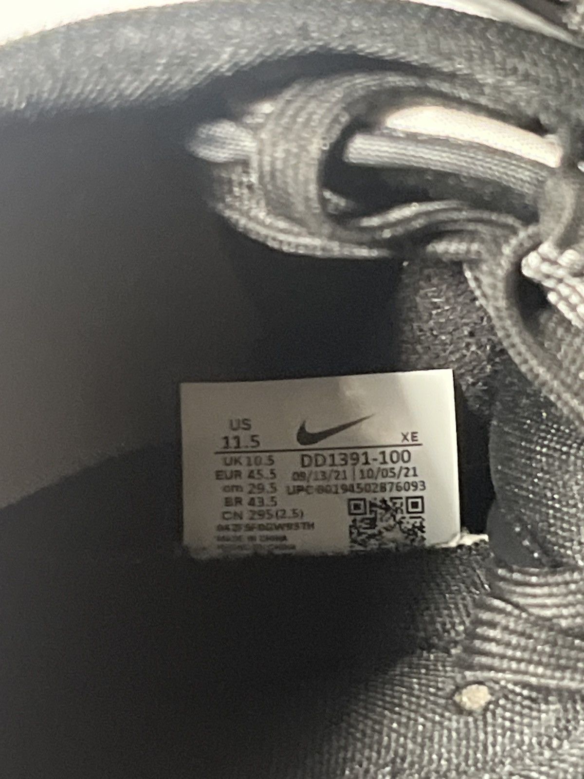 Nike Nike panda dunk Size US 11.5 / EU 44-45 - 6 Thumbnail