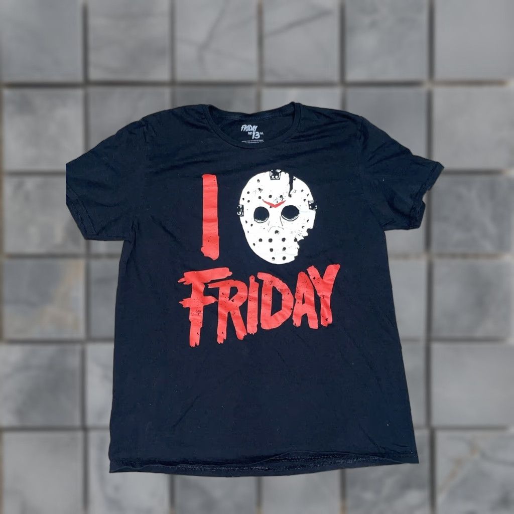 Jason Wu Friday The 13th T-Shirt I Love Jason Black Large Mens Size US L / EU 52-54 / 3 - 1 Thumbnail