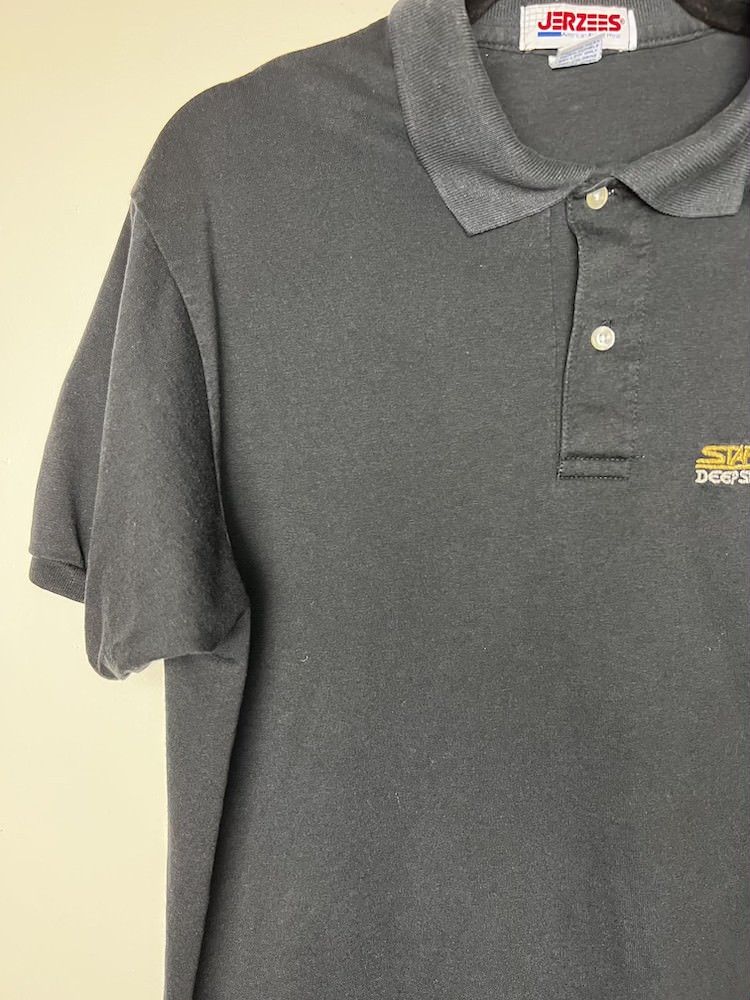 Vintage Vintage 1990's Star Trek: Deep Space Nine Polo Shirt Size US L / EU 52-54 / 3 - 6 Thumbnail
